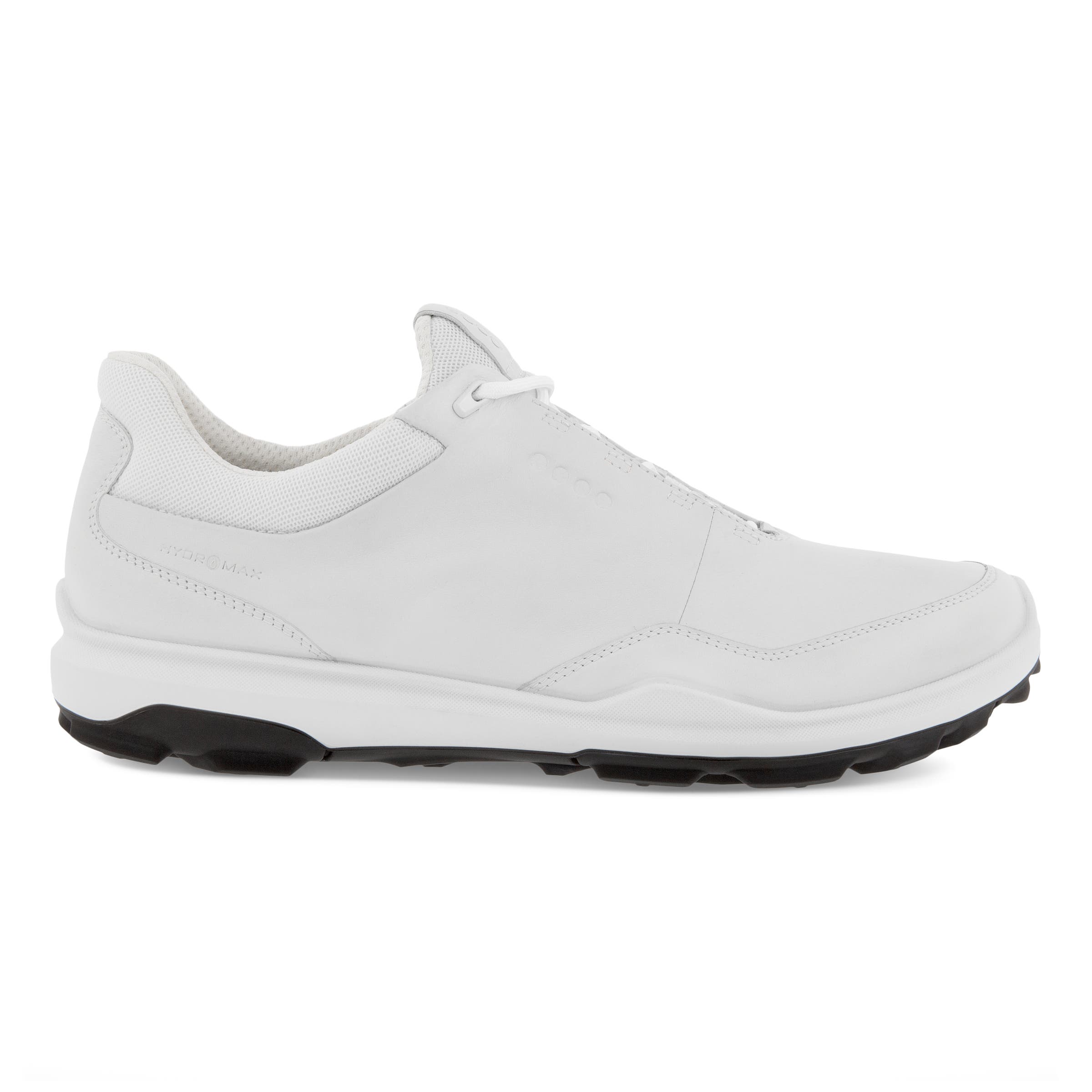 Men's ECCO® Golf BIOM Hybrid 3 Leather Shoe - White - Outside