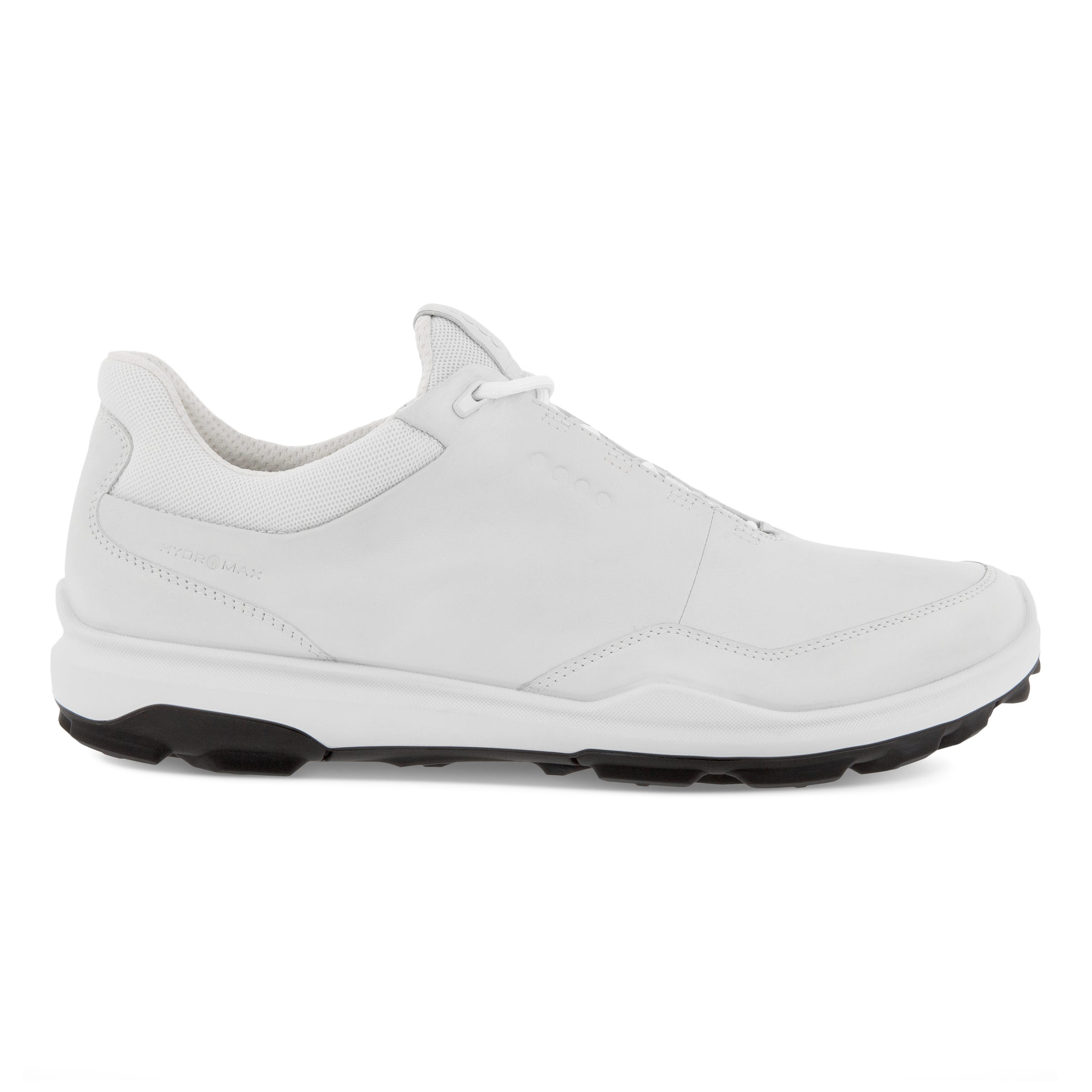 Men's ECCO® Golf BIOM Hybrid 3 Leather Shoe - White - Outside