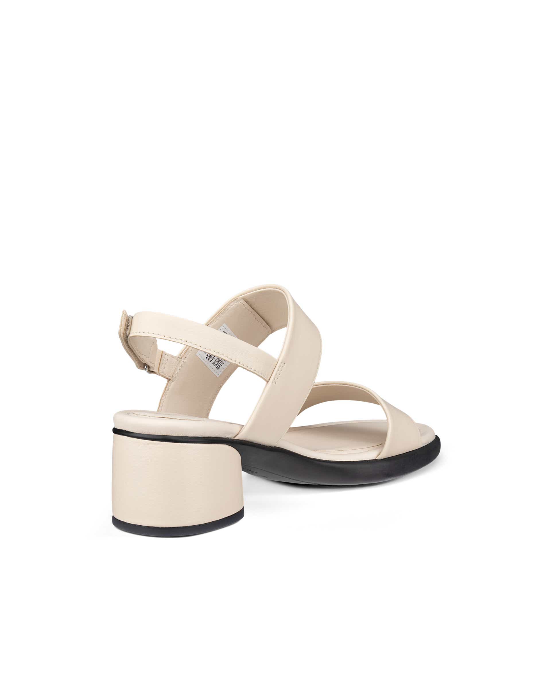 ECCO® Sculpted Sandal LX 35 Dames leren sandaal met hak - Beige - Back