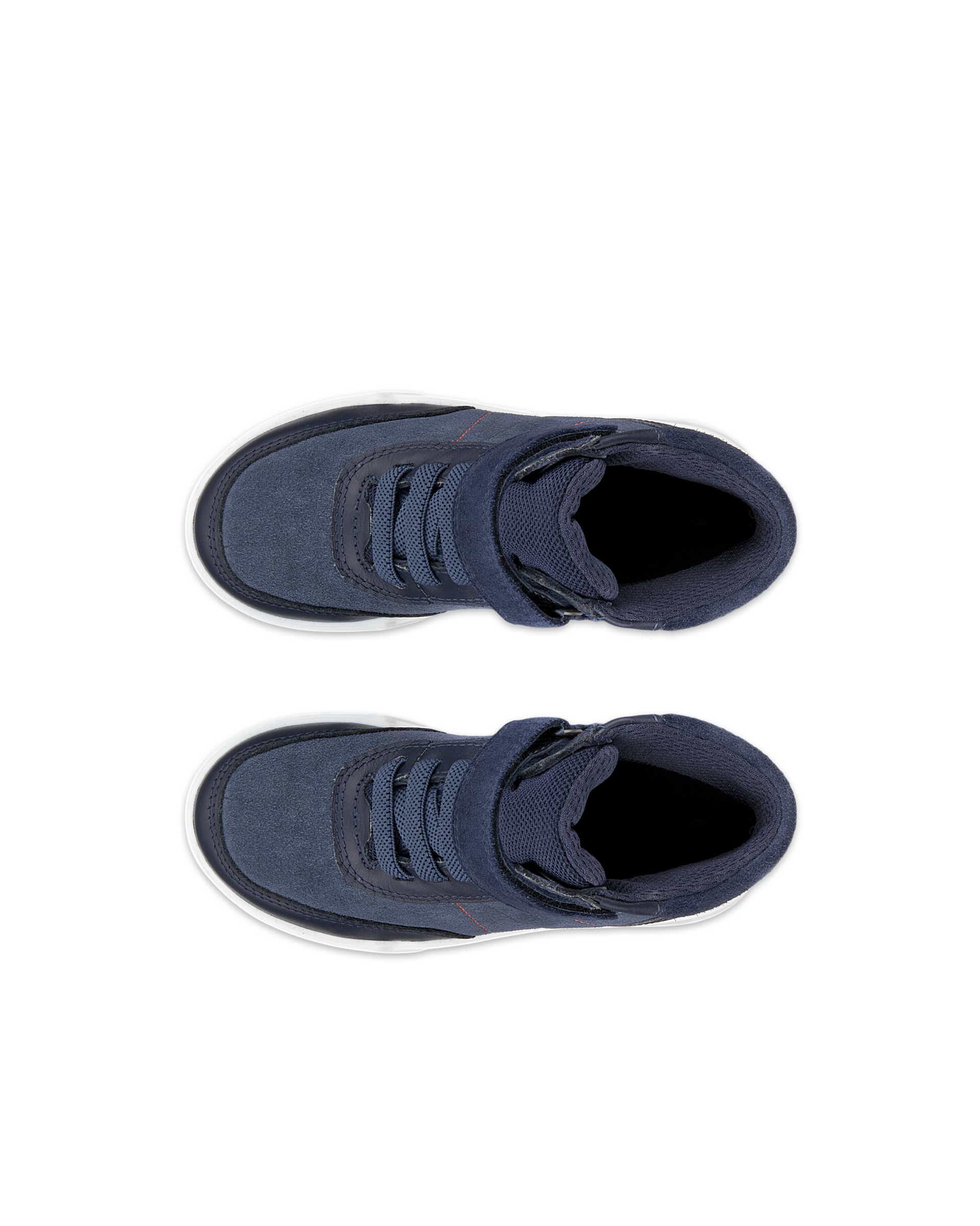 ECCO® STREET COURT K Höga skinnsneakers barn - Blå - Top left pair