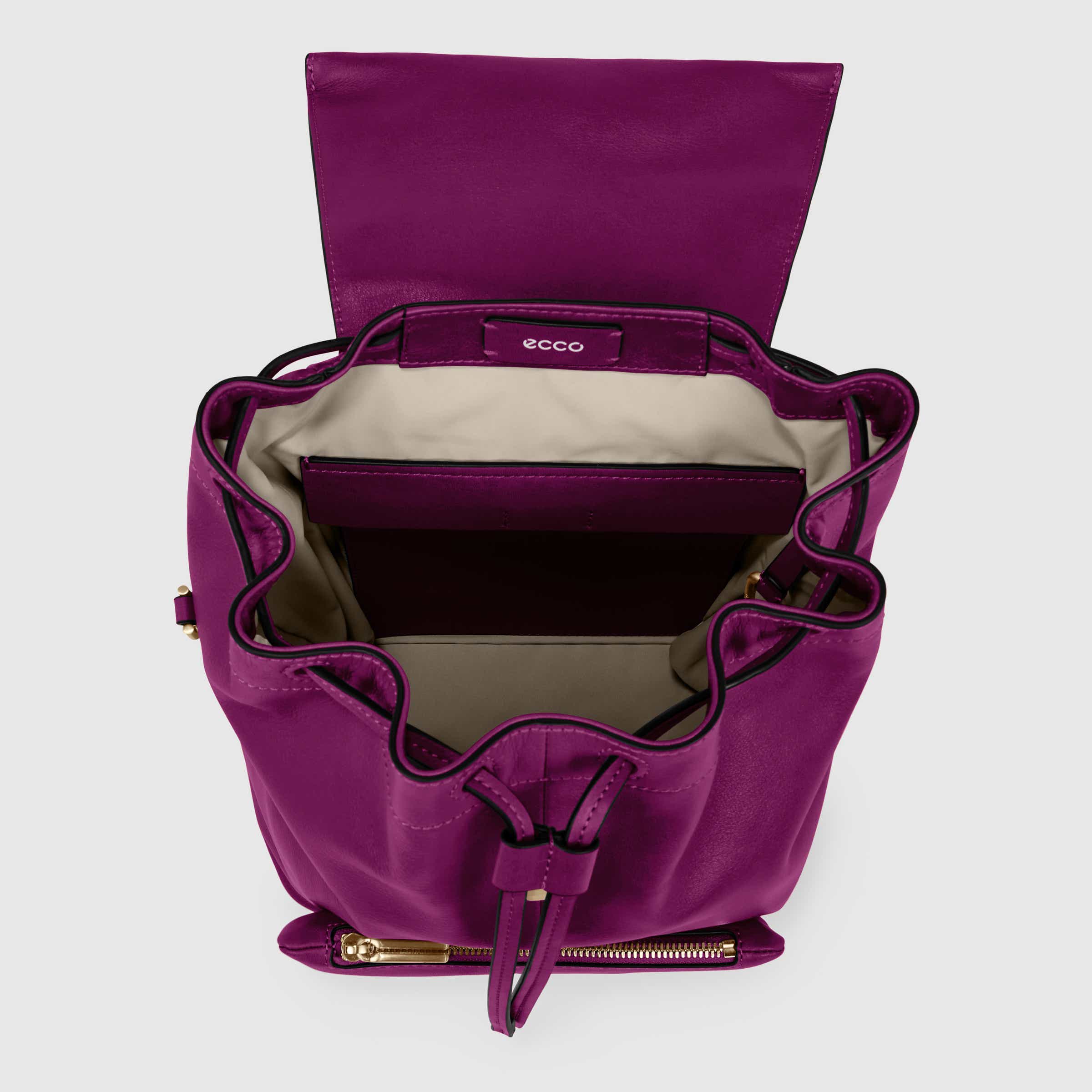 ECCO® Pillow Leather Backpack - Purple - Birdeye