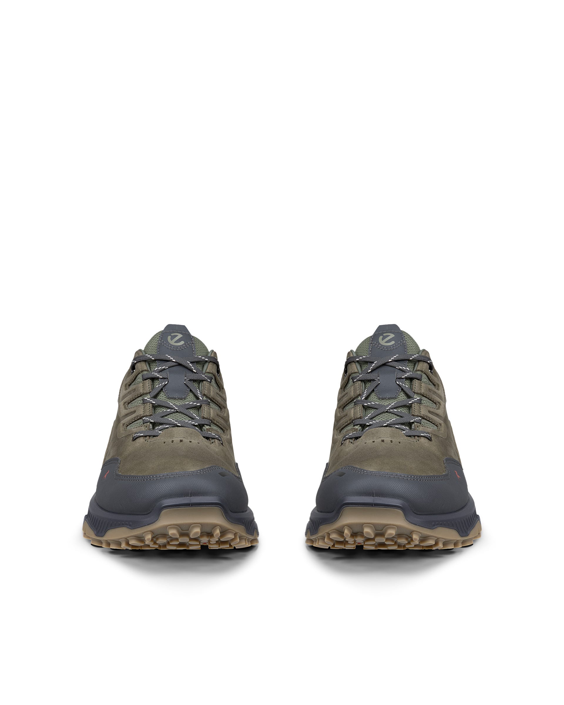ECCO® RECEPTOR XP outdoor vandtæt sko i nubuck til herrer - Grøn - Front pair