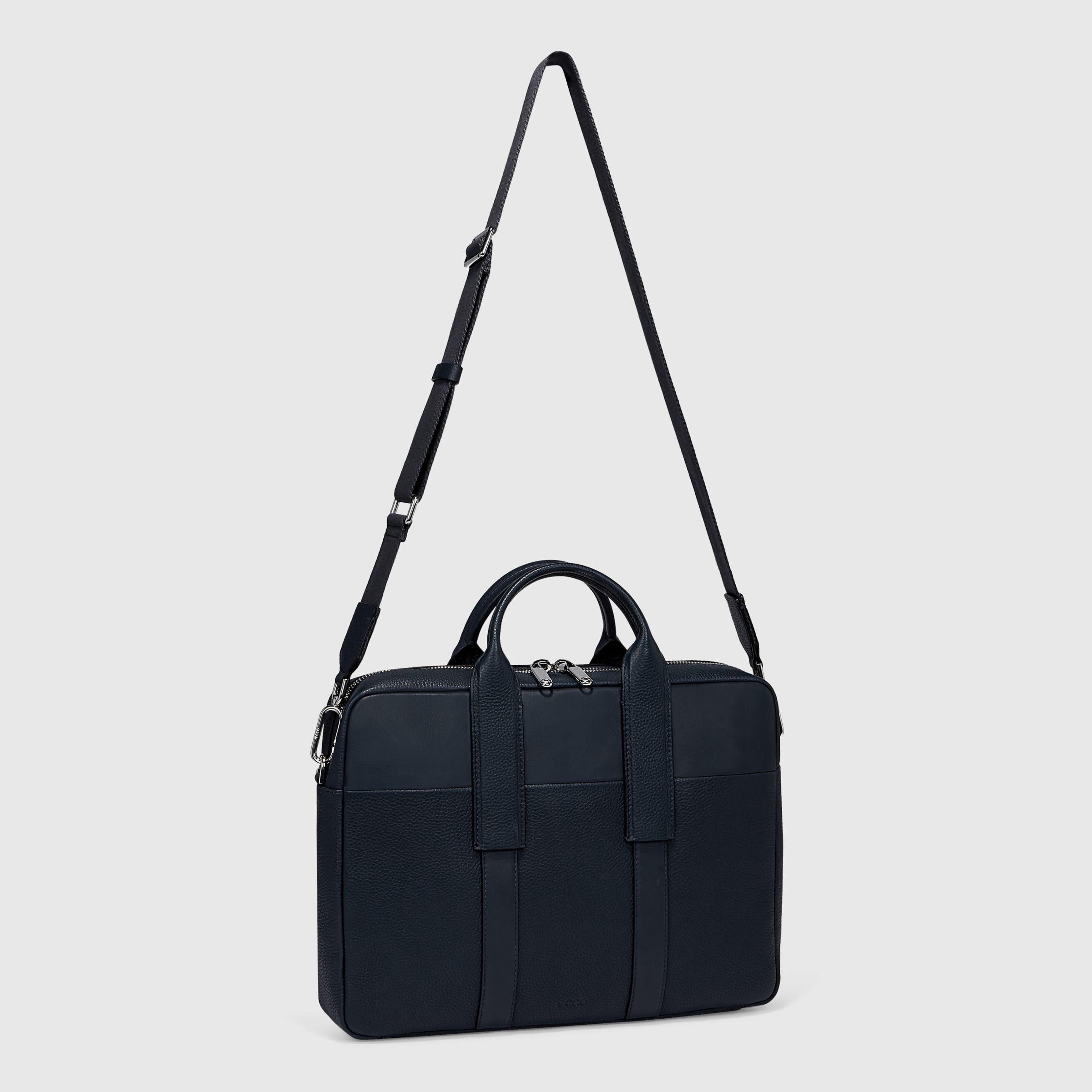 ECCO TEXTUREBLOCK LAPTOP BAG - Blue - Main