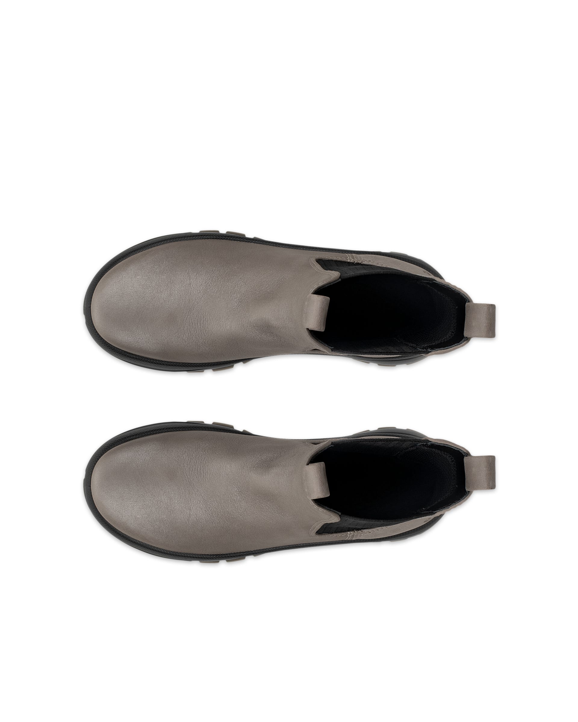 Women's ECCO® TRACK 30 Nubuck Chelsea Boot - Grey - Top left pair