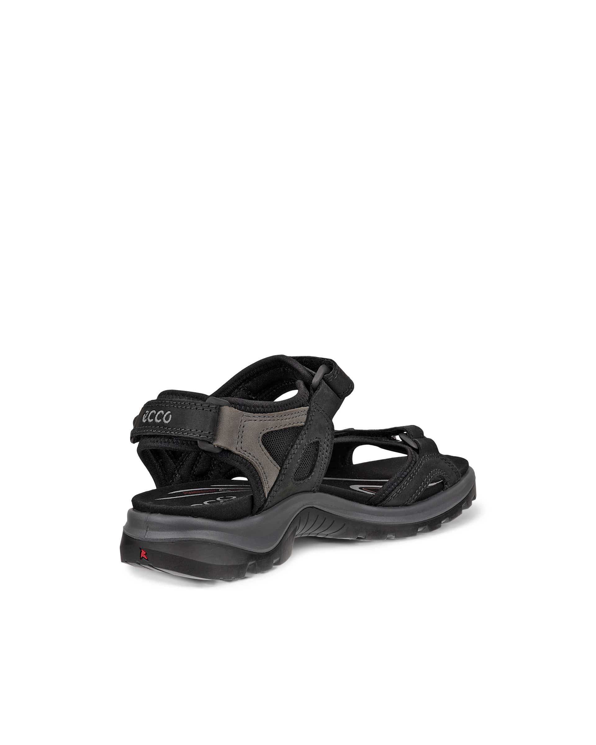 Dámské nubukové outdoorové sandály ECCO® Offroad - Černá - Back