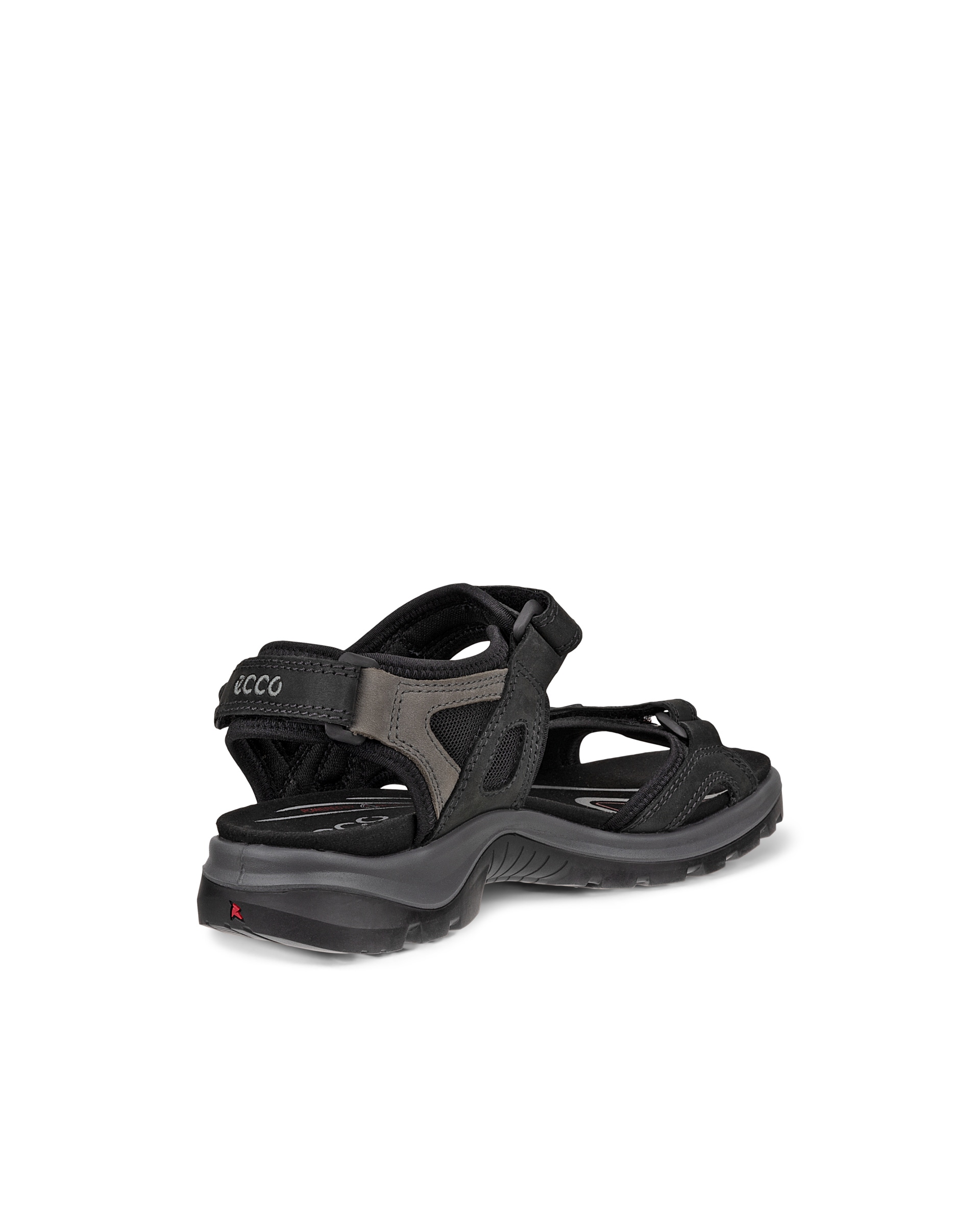 Dámské nubukové outdoorové sandály ECCO® Offroad - Černá - Back