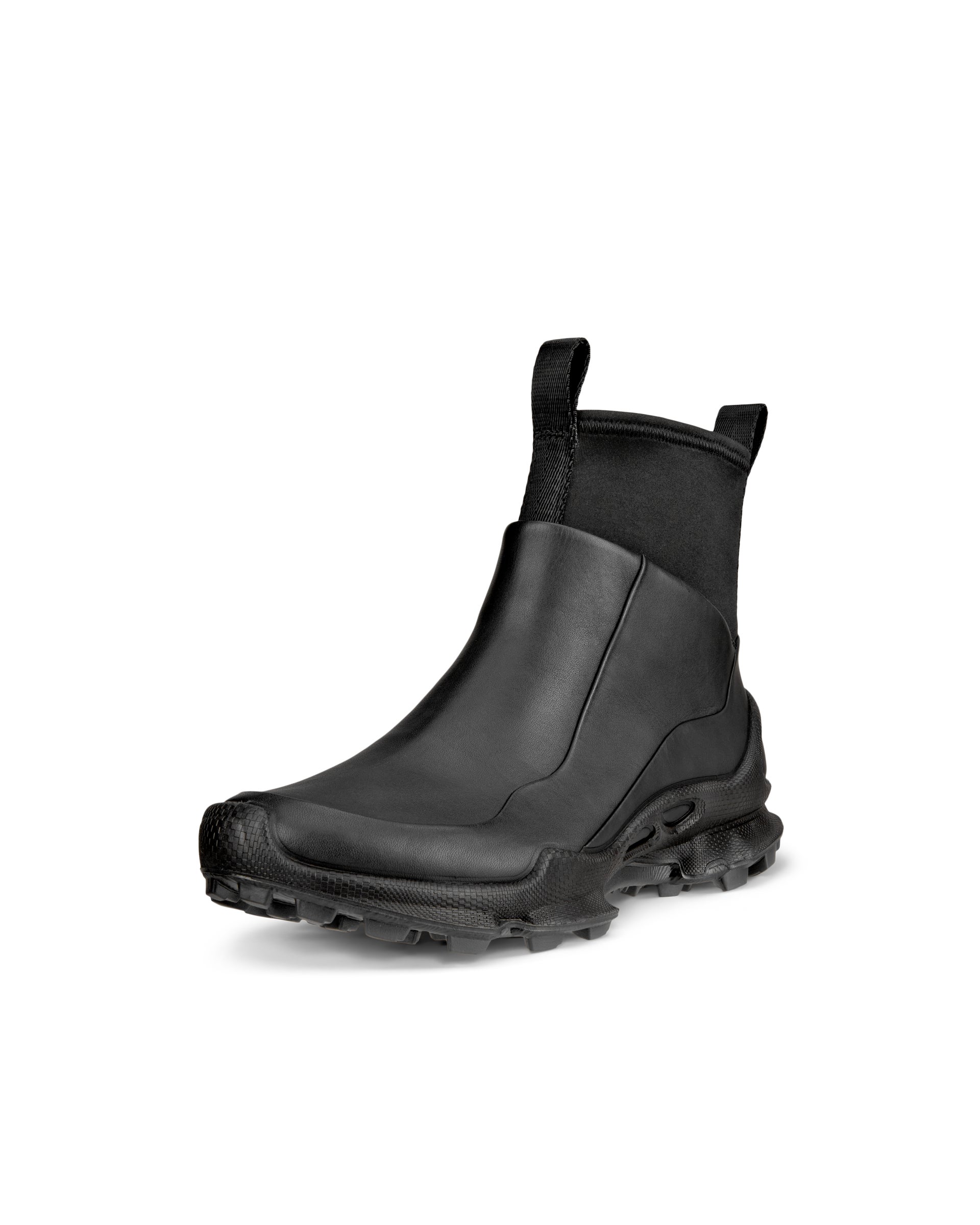 ECCO BIOM C Trail ウィメンズ レザーミッドカットブーツ - ブラック - Main