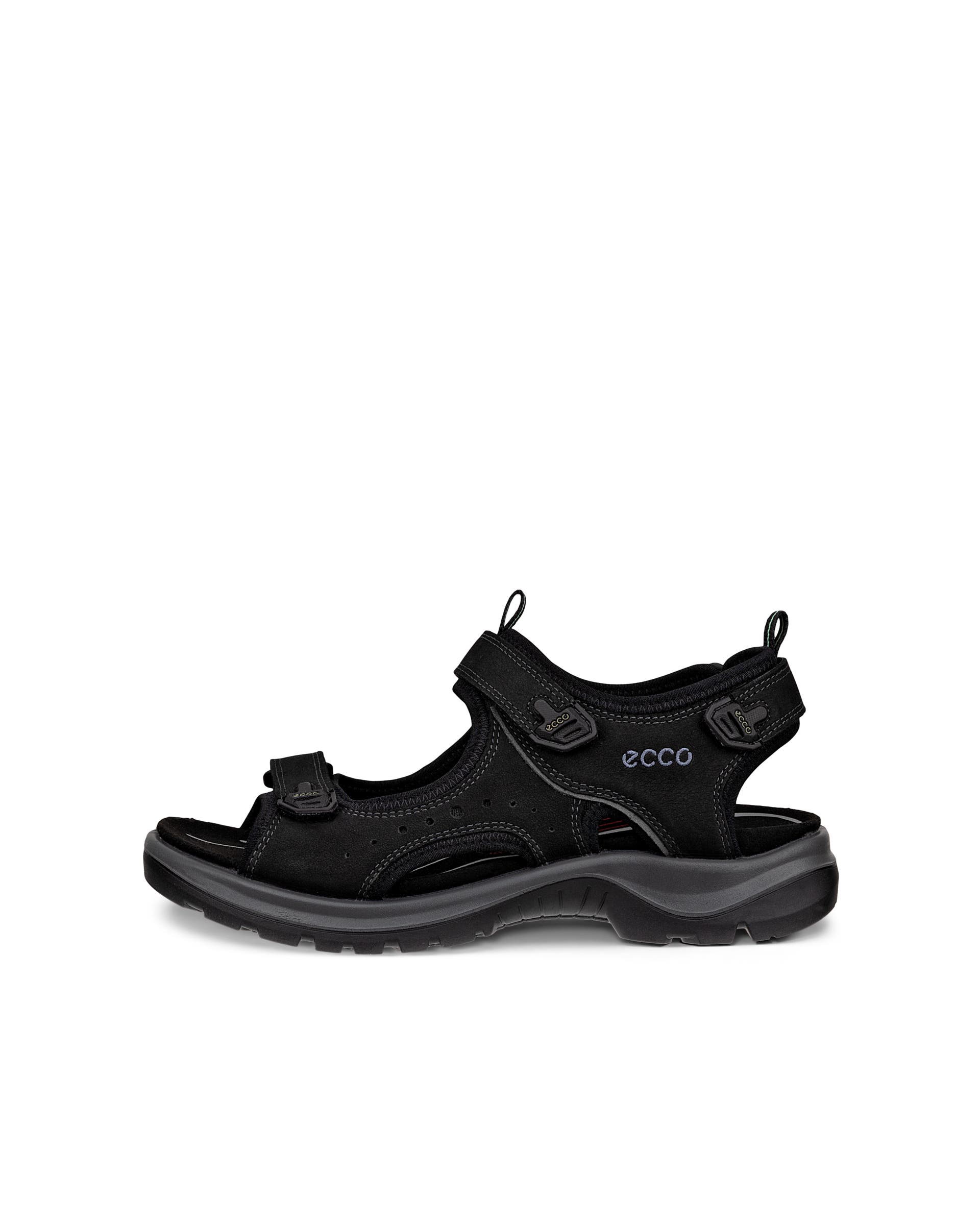 Dámské nubukové outdoorové sandály ECCO® Offroad - Černá - Outside