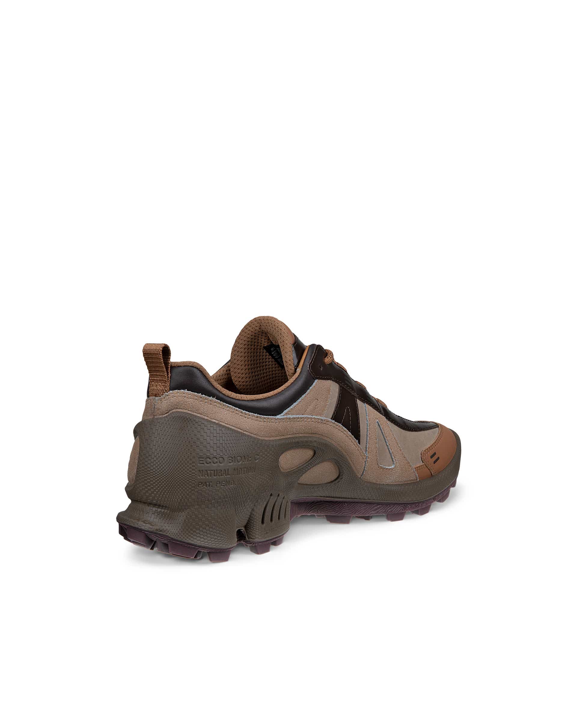 ECCO® BIOM C-Trail baskets de plein air en cuir pour homme - Brun - Back