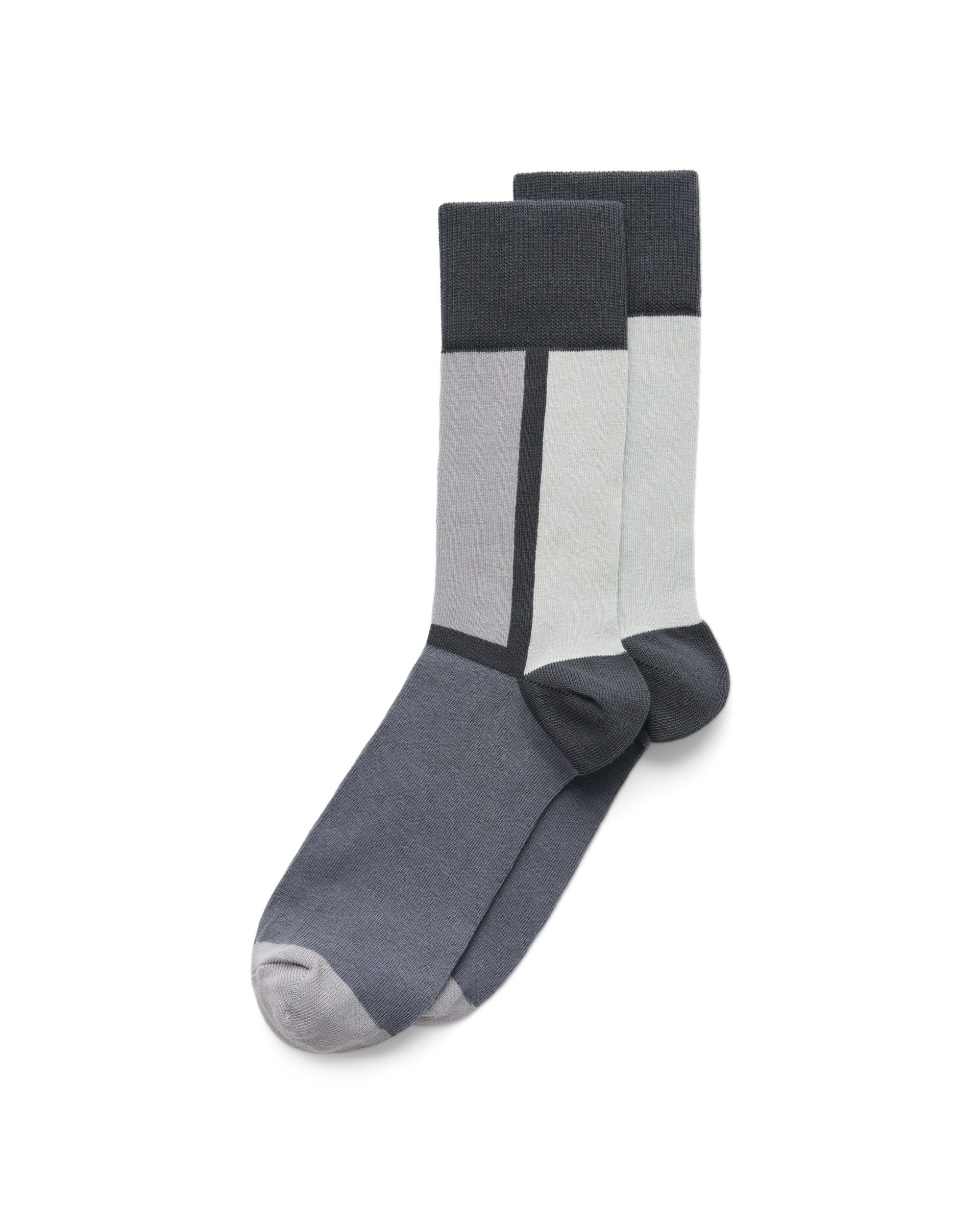 ECCO Vibe Colour-block Socks - Grey - Main