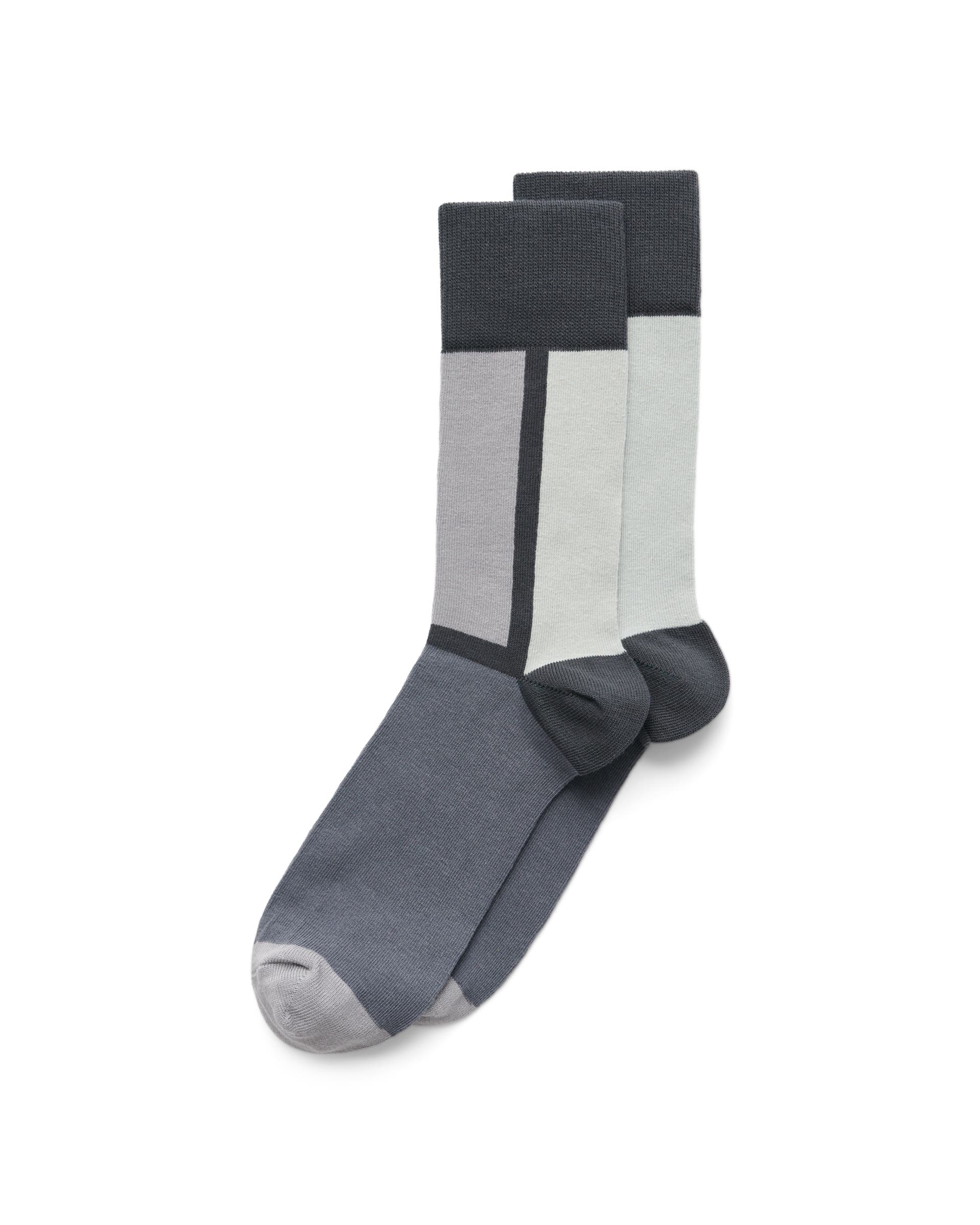 ECCO Vibe Colour-block Socks - Grey - Main