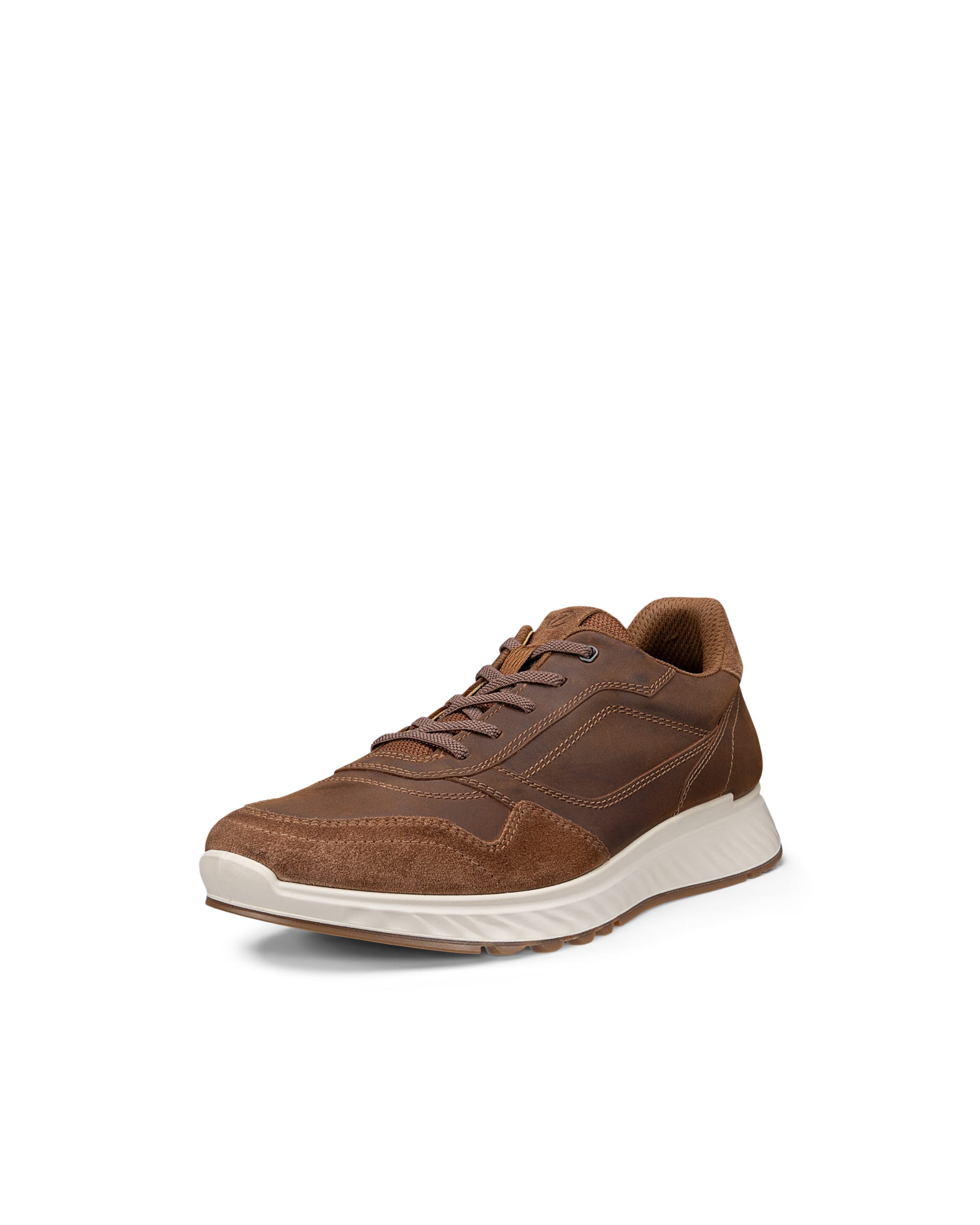 Zapatillas de nobuk ECCO® EXOSTRIDE para hombre - Marrón - Outside