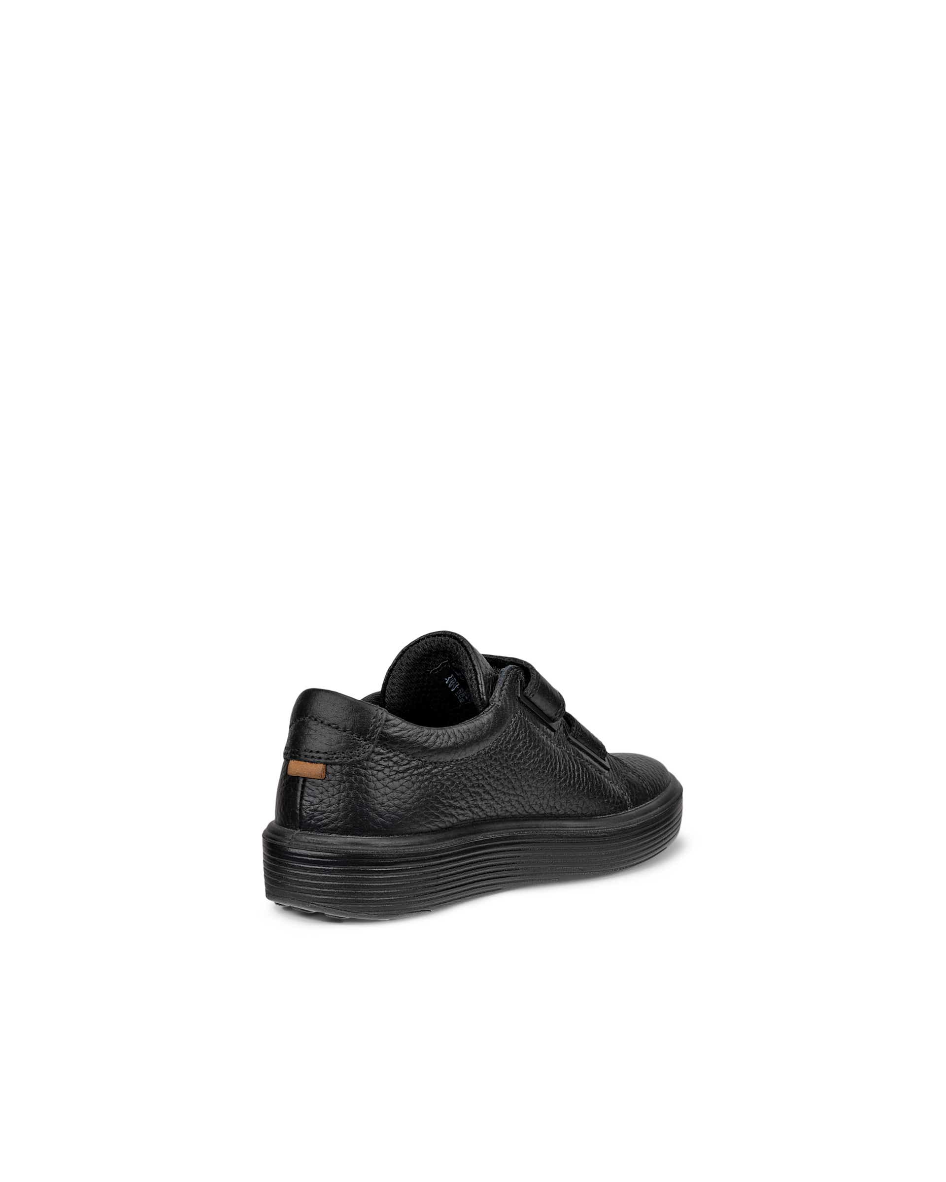 ECCO® Soft 60 baskets en cuir pour enfant - Noir - Back