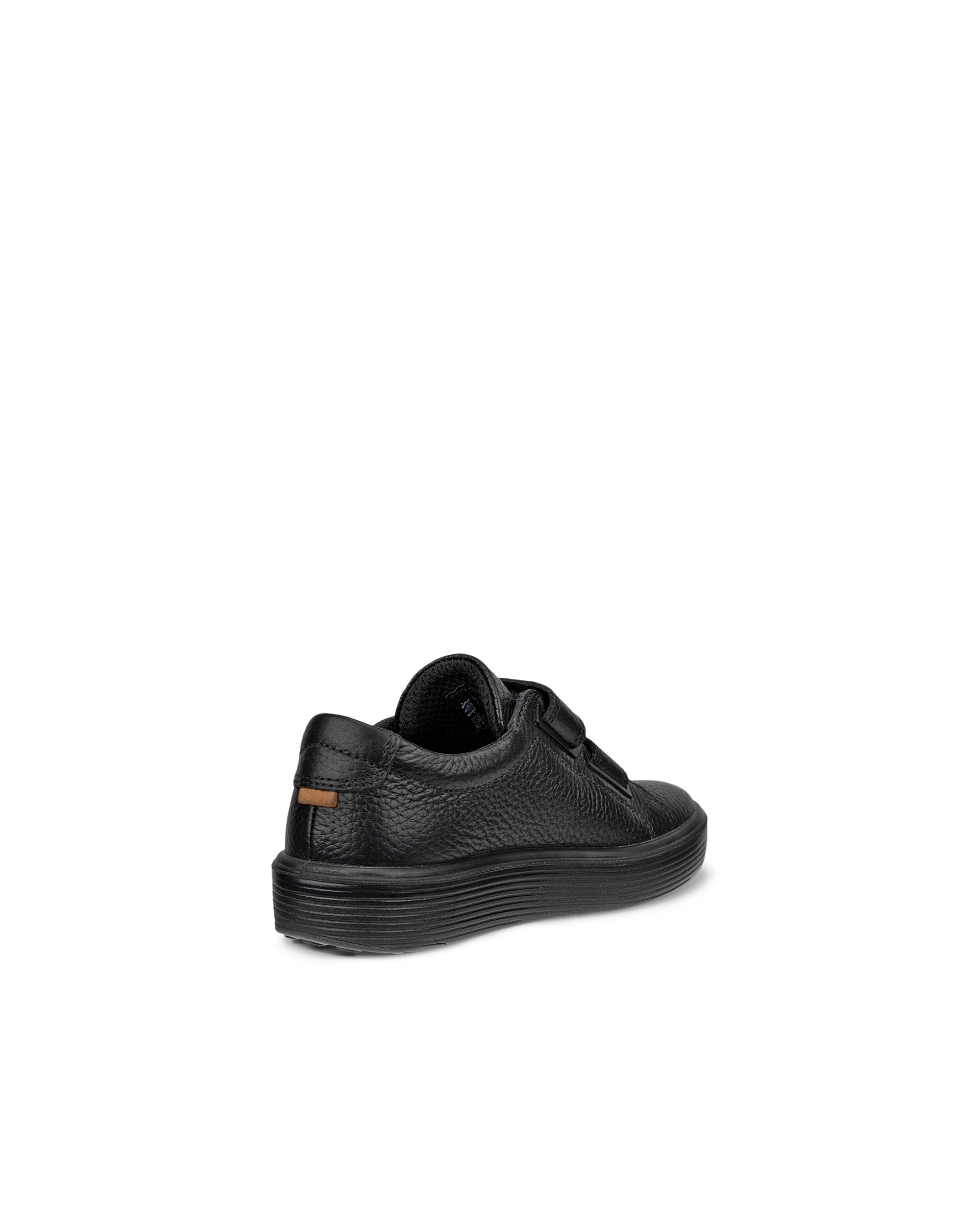 ECCO® Soft 60 baskets en cuir pour enfant - Noir - Back