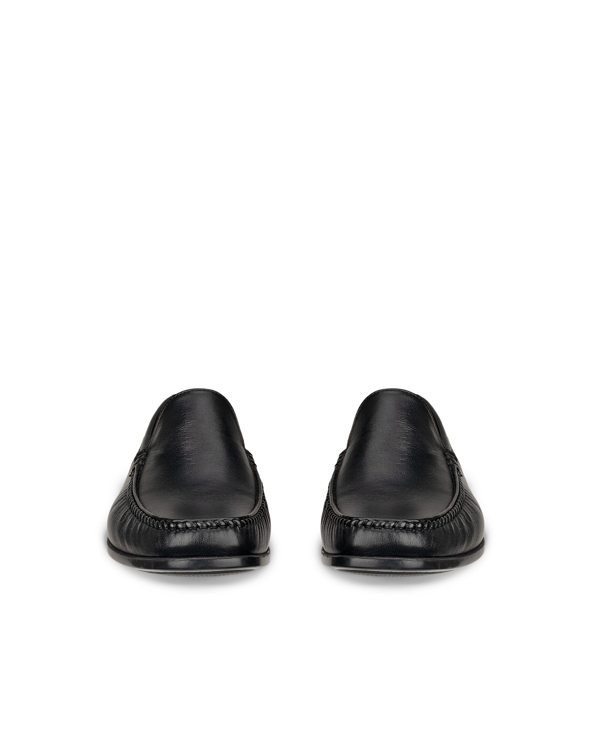Men's ECCO® DRESS MOC Leather Loafer - Black - Outside