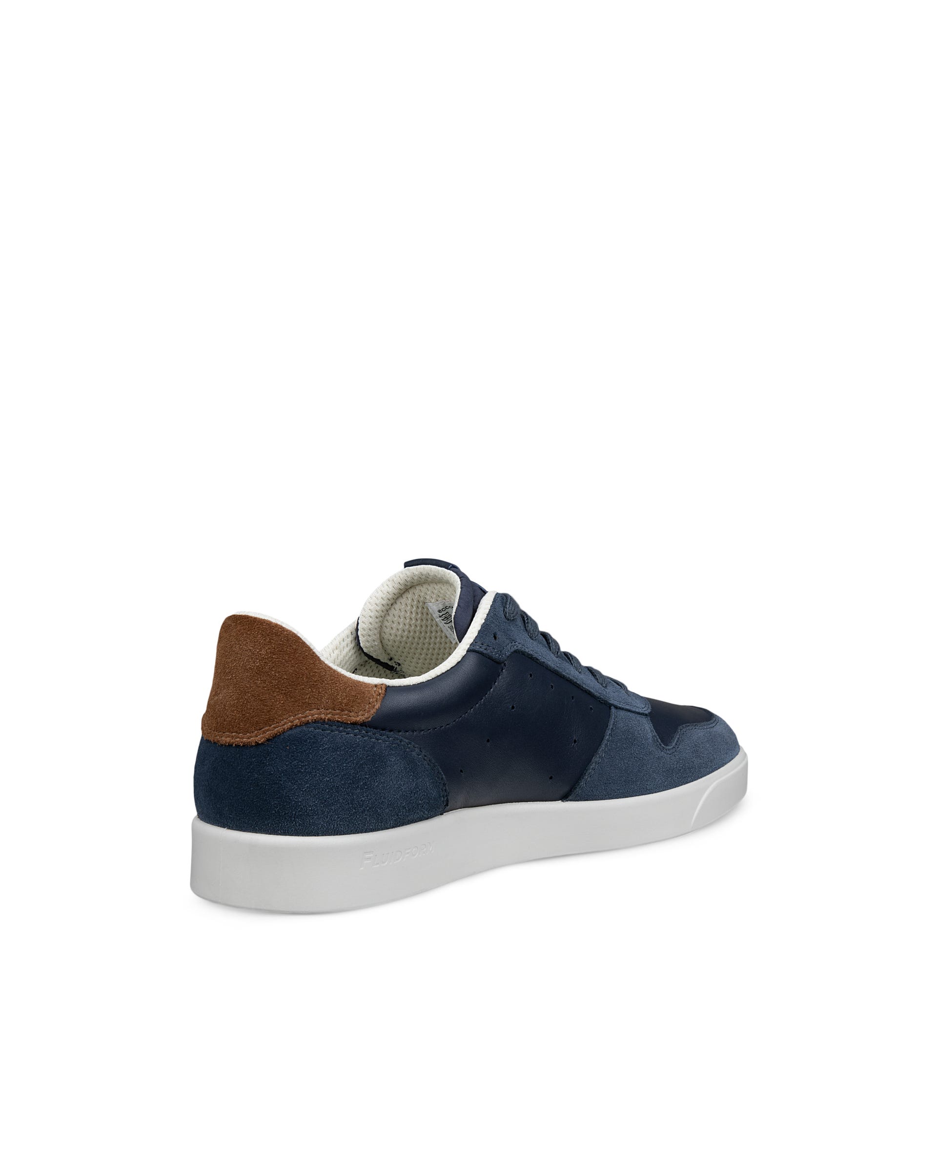 ECCO® STREET LITE heren leren sneaker - Blauw - Back