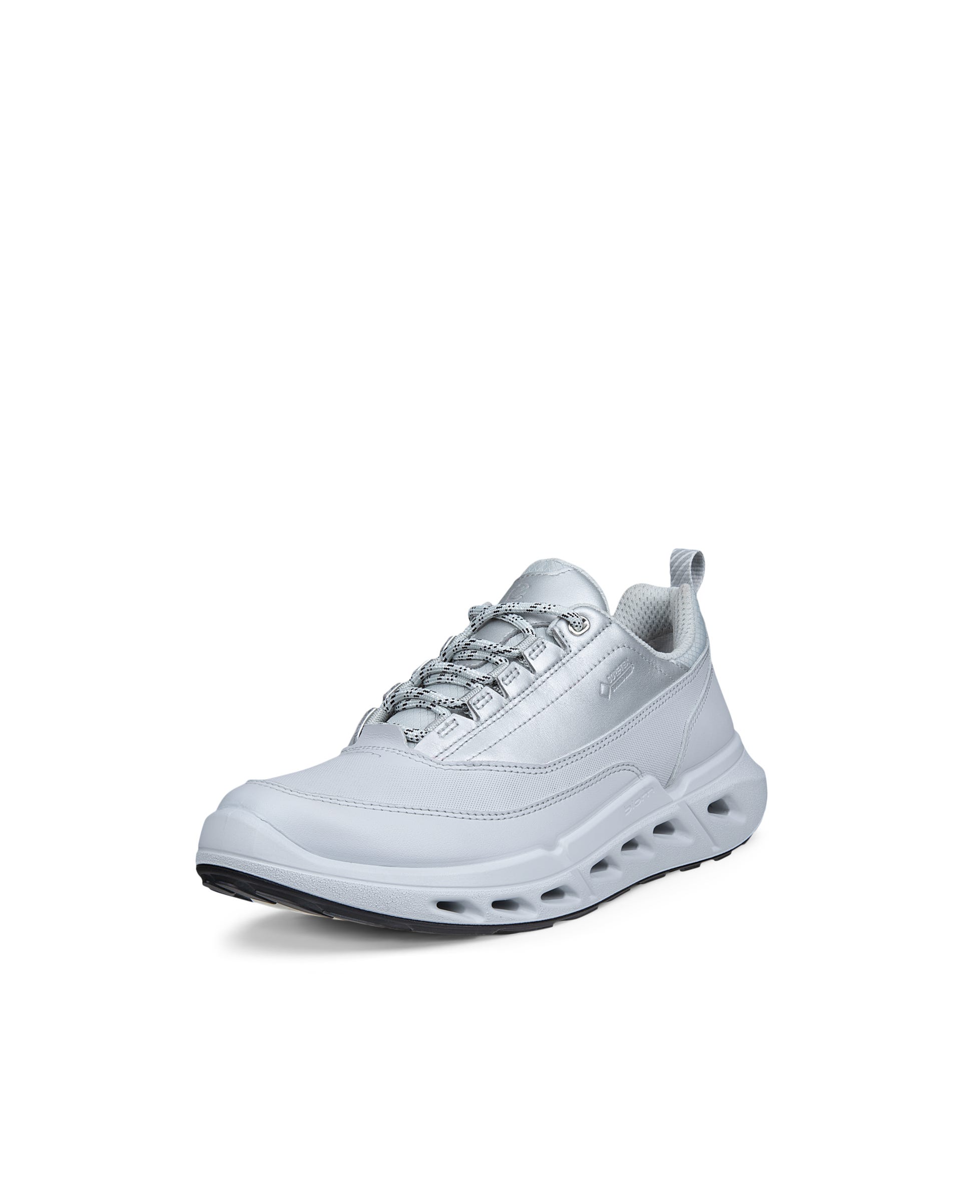 ECCO® BIOM 720 baskets en cuir Gore-Tex pour femme - Gris - Main