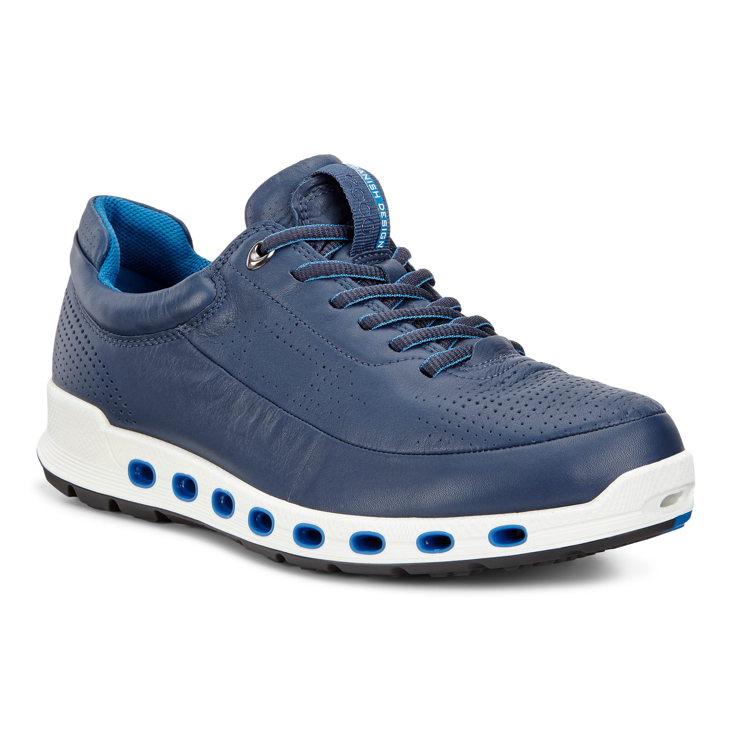 ECCO Mens Cool 2.0 Leather GTX - Blue - Main