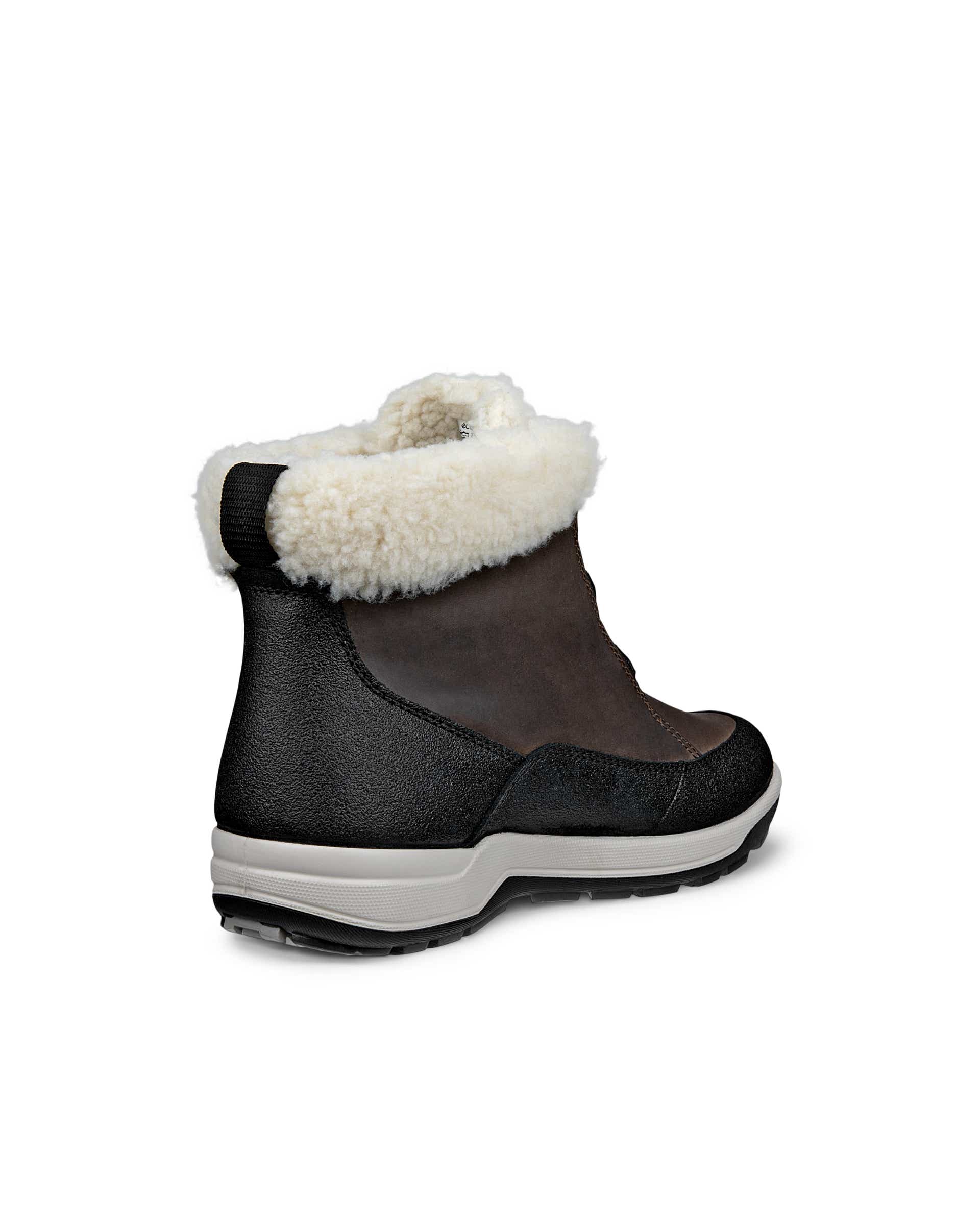Botte imperméable en nubuck ECCO® Trace Lite pour femmes - Noir - Back