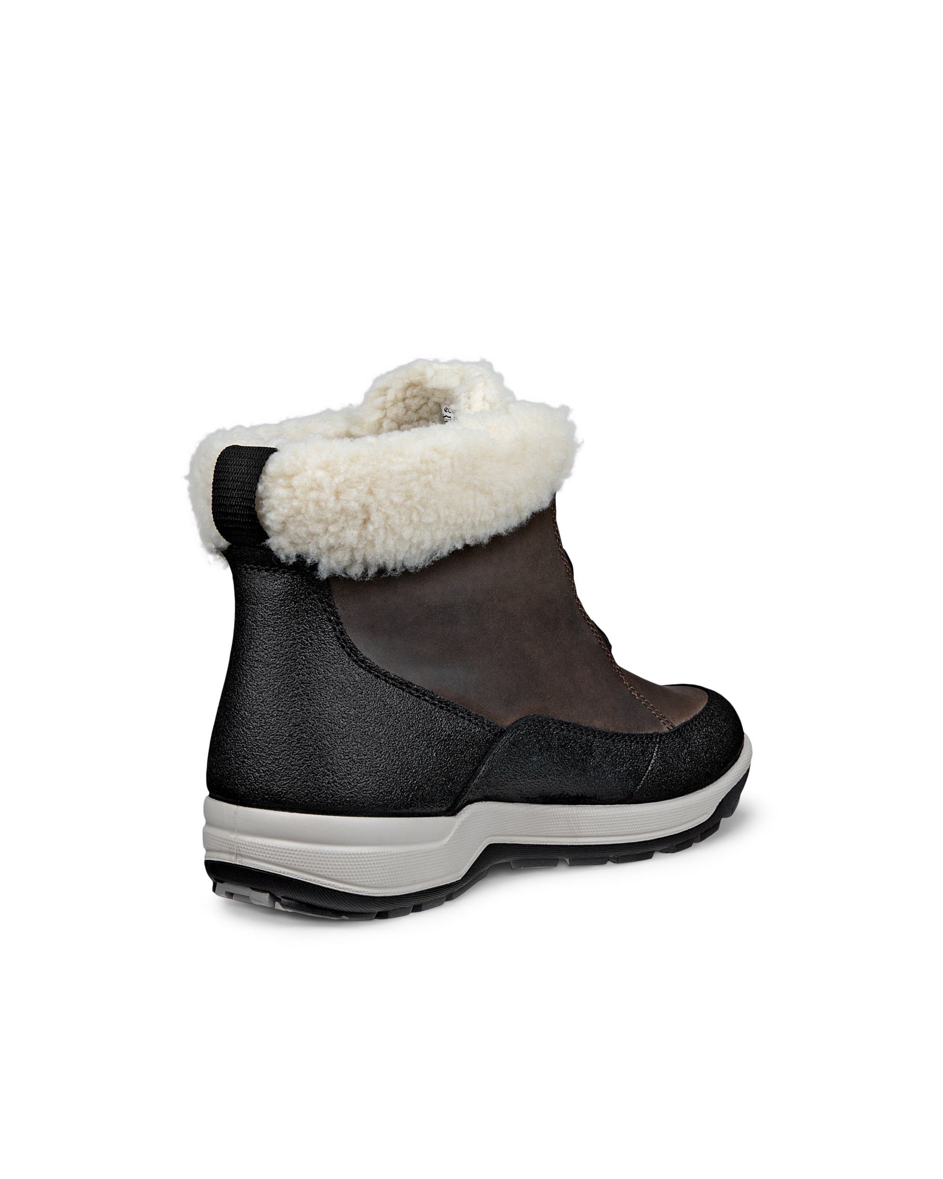 Botte imperméable en nubuck ECCO® Trace Lite pour femmes - Noir - Back