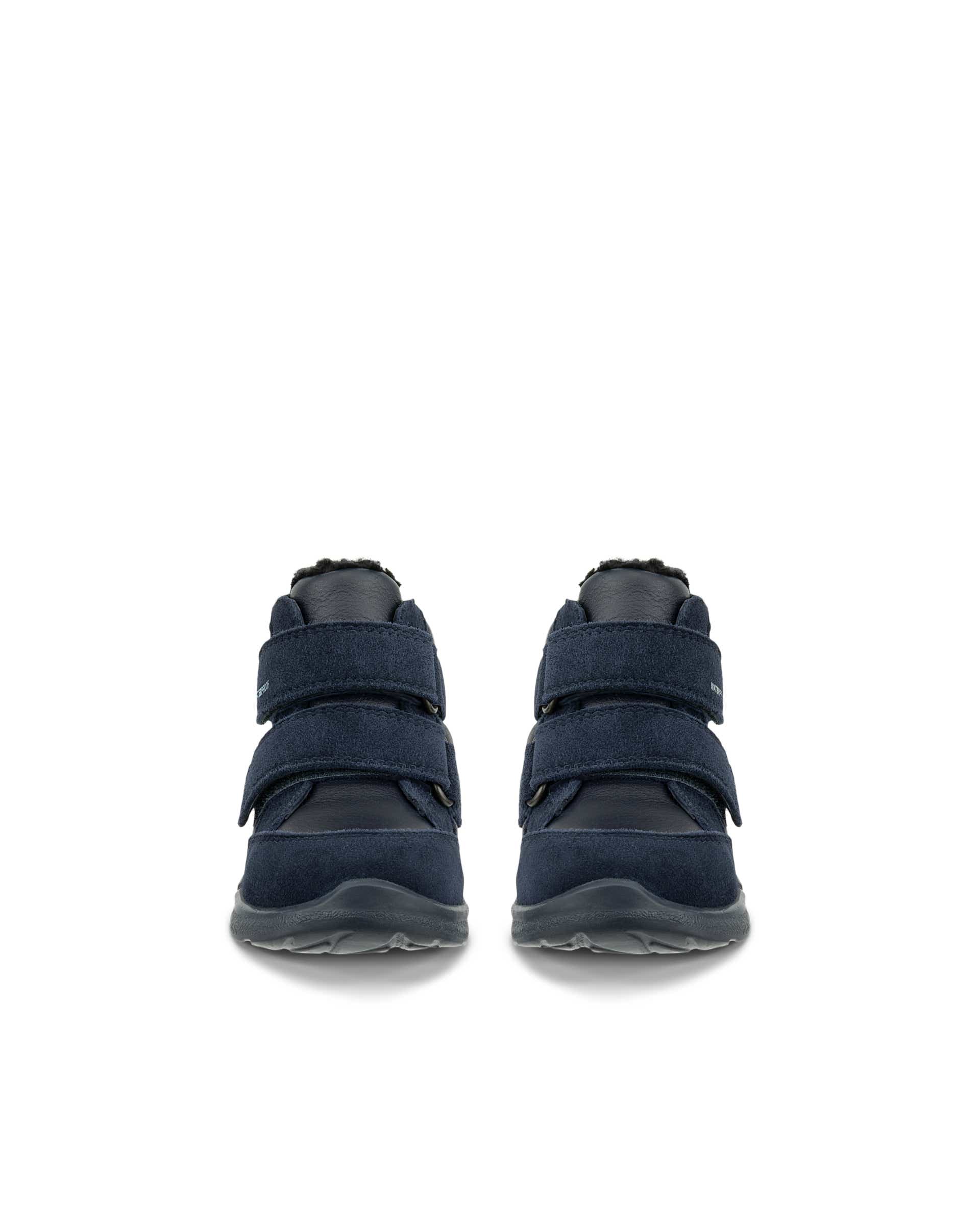 ECCO® BIOM 2.2 INFANT bottes d'hiver imperméable en daim pour enfant - Bleu - Front pair