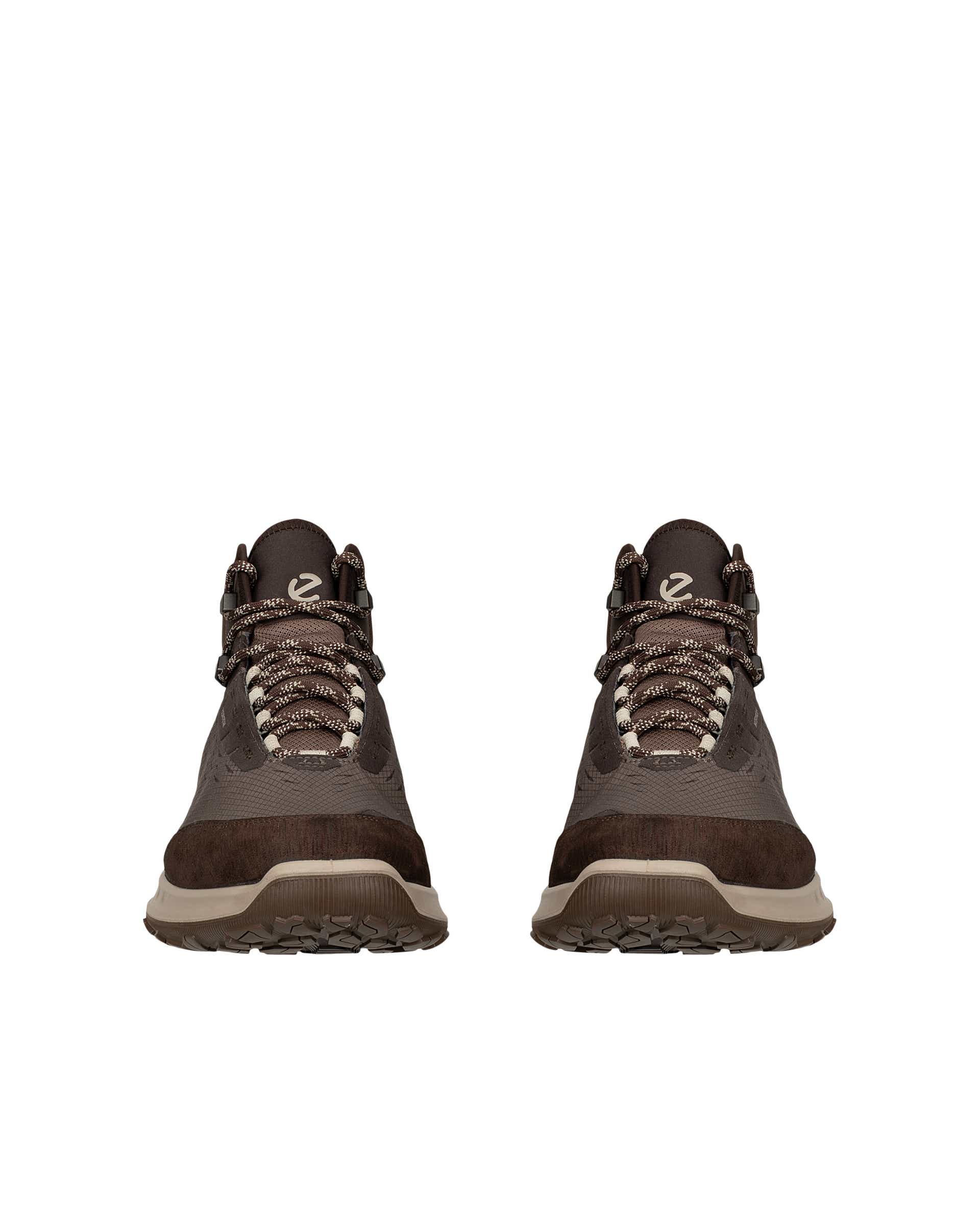 Men's ECCO® ULT-TRN Mid-Cut Outdoor Boot - Brown - Front pair