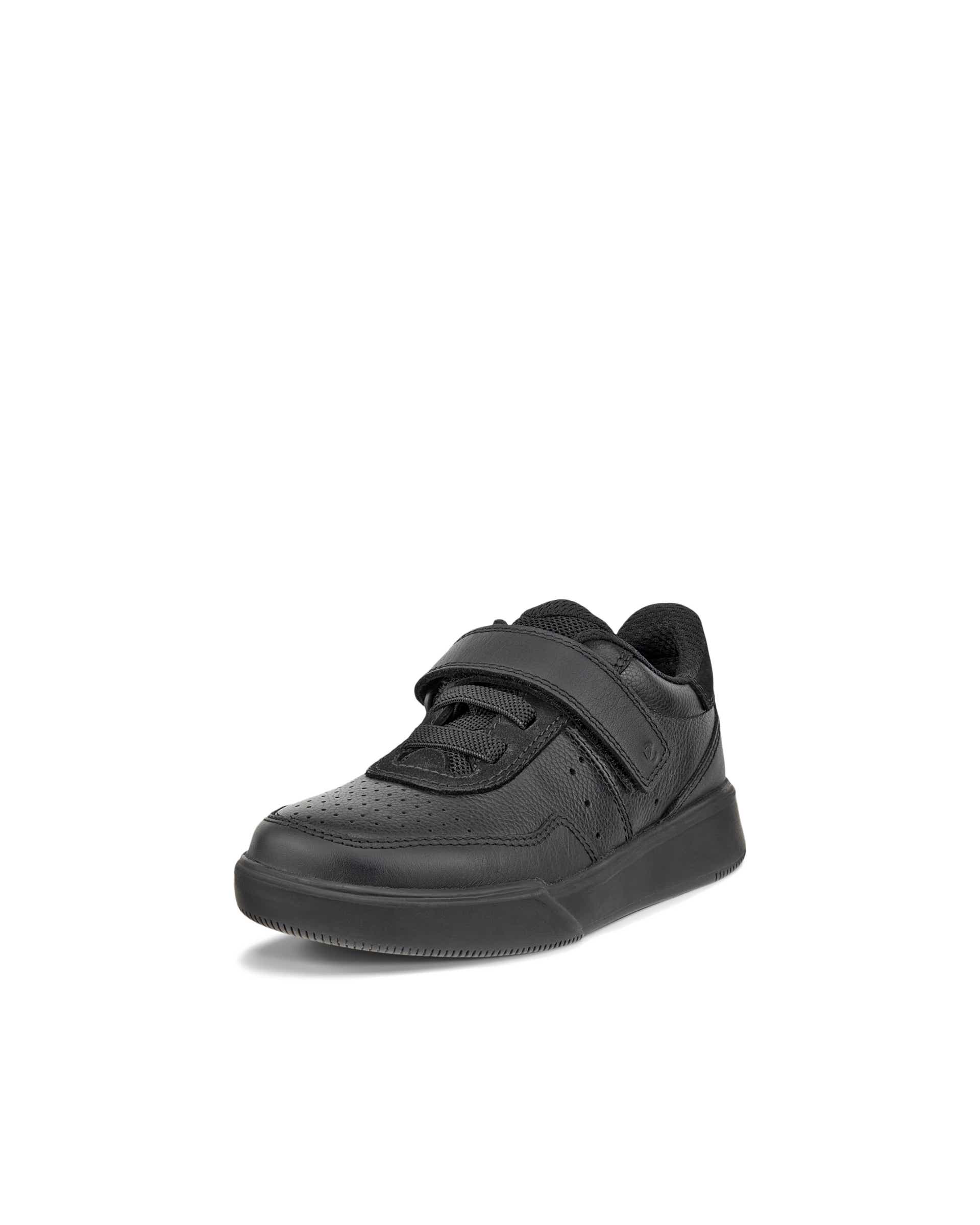 ECCO® STREET COURT K Kinder Ledersneaker - Schwarz - Main