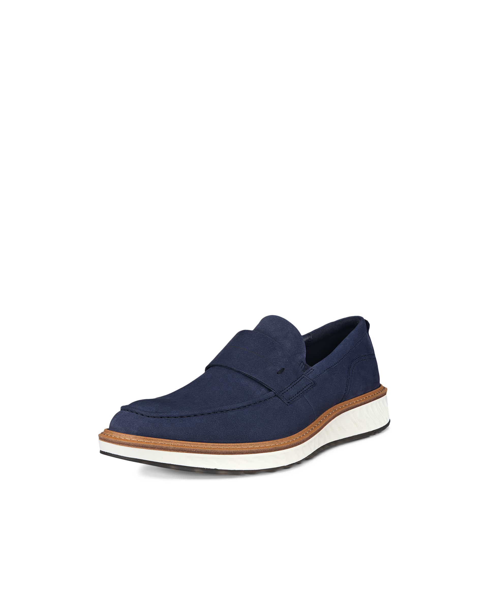 Men's ECCO® St.1 Hybrid Nubuck Loafer - Blue - Main