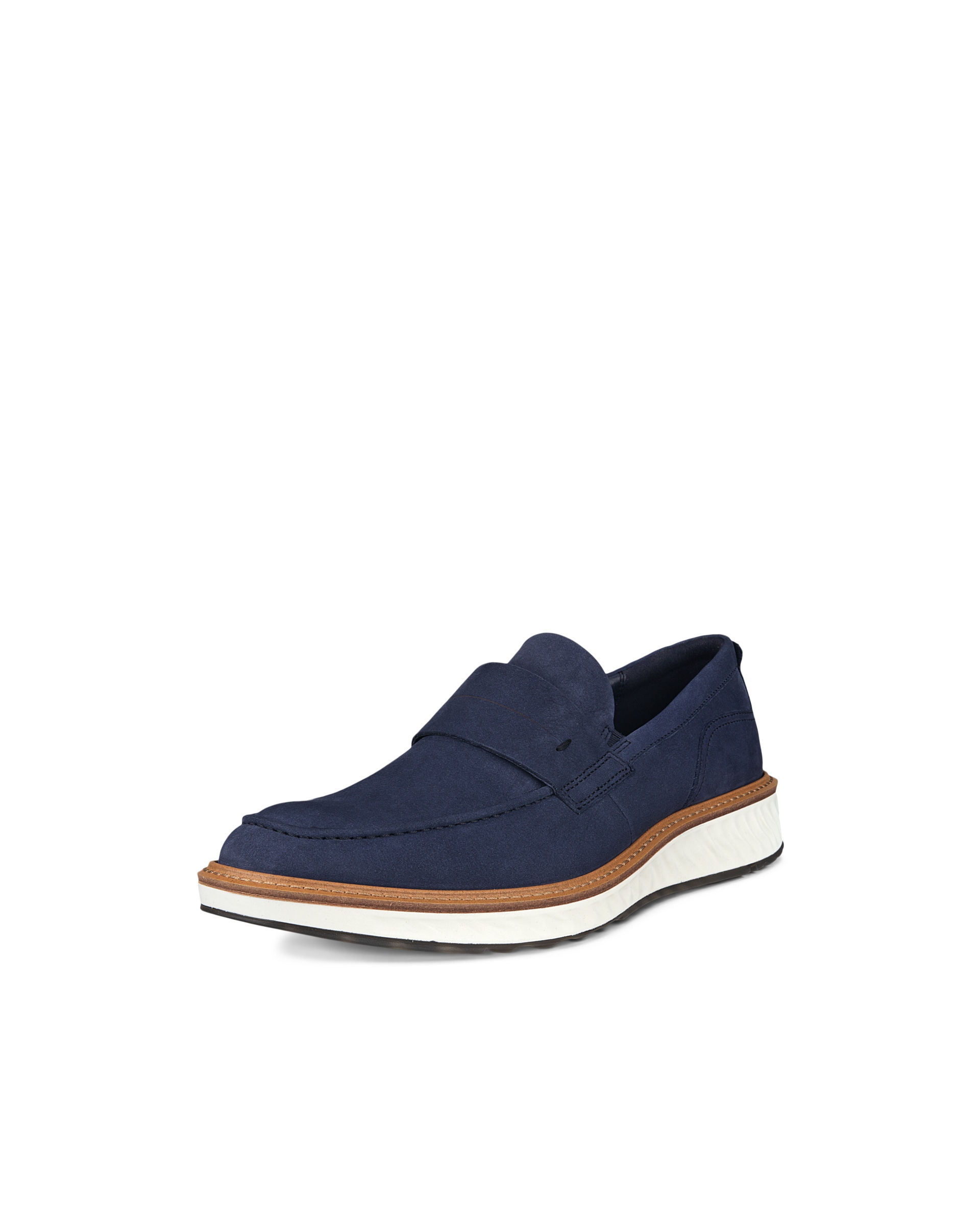Men's ECCO® St.1 Hybrid Nubuck Loafer | Blue