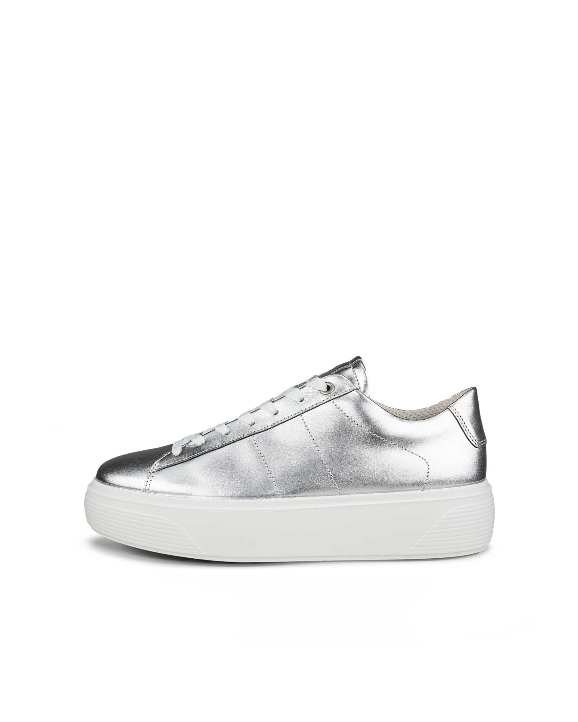 ECCO STREET PATENT WOMEN'S PLATFORM SNEAKERS  - undefined - Outside
