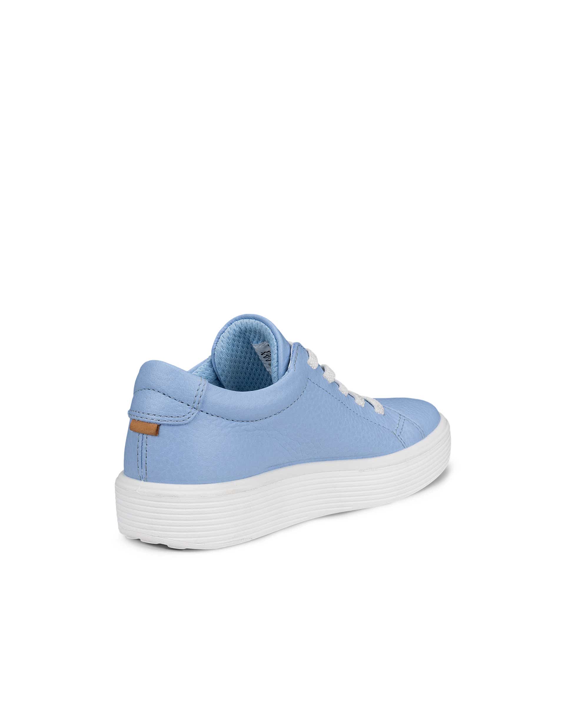 ECCO® Soft 60 baskets en cuir pour enfant - Bleu - Back