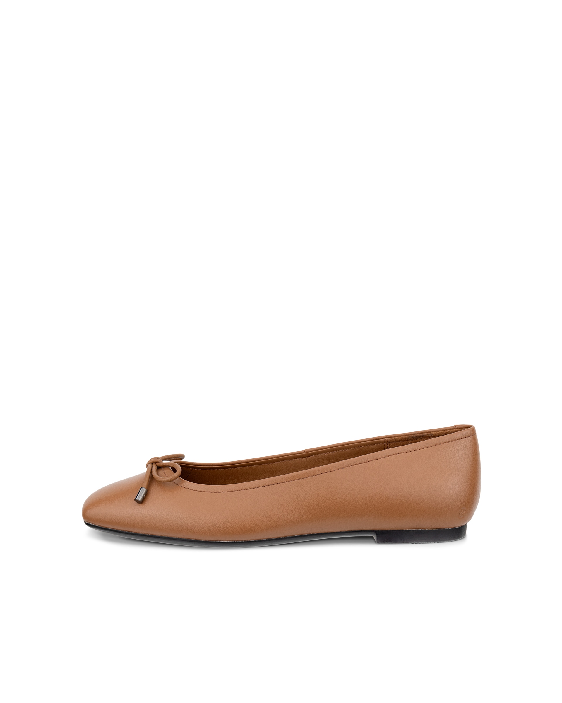 ECCO MARGOT WOMEN'S BALLERINA  - Brown - Outside