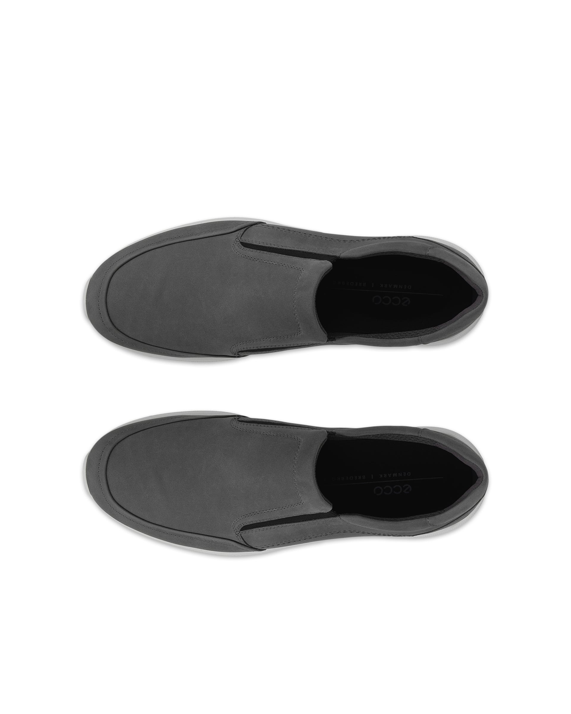 ECCO® IRVING Herren Nubuk-Slipper - Grau - Outside