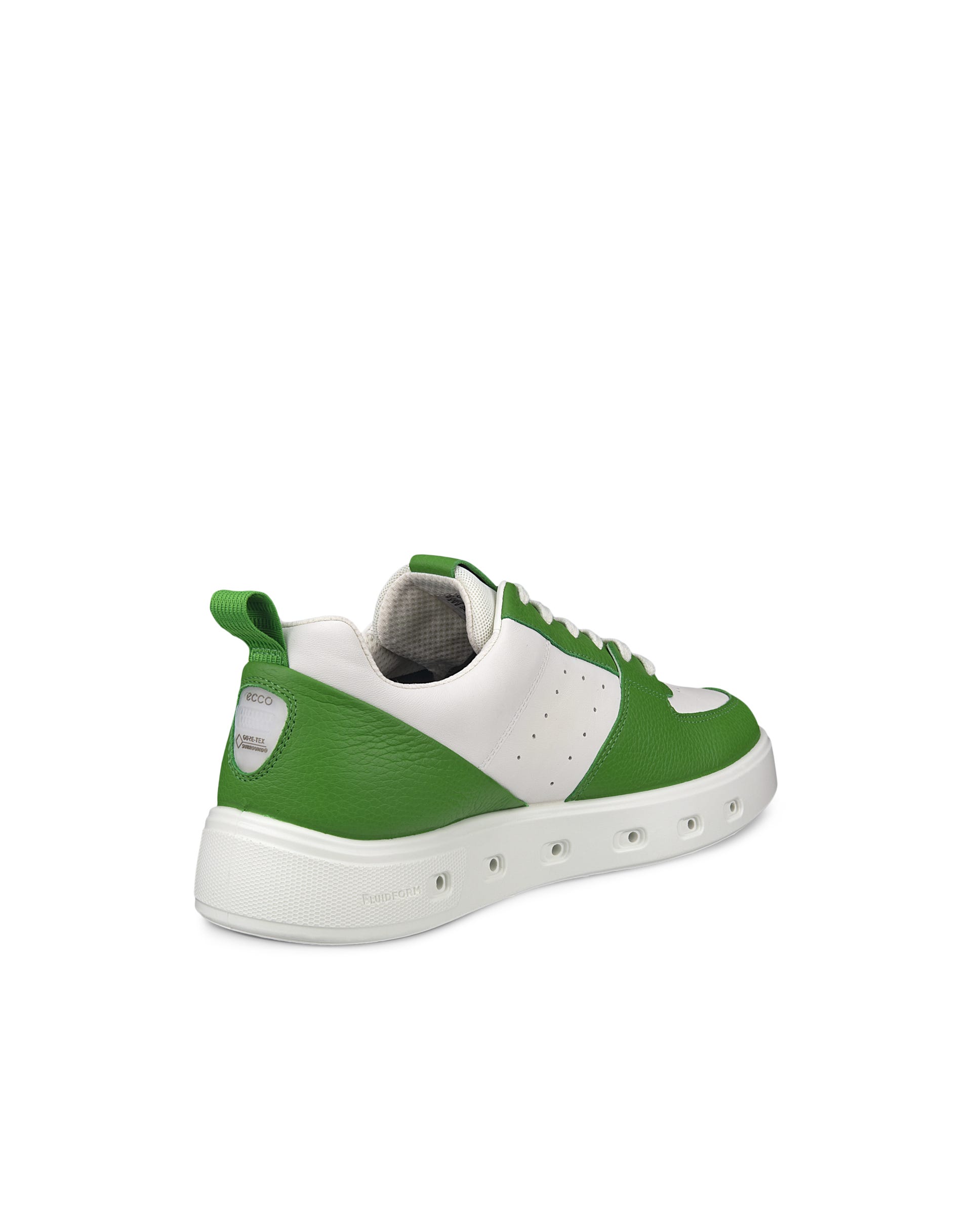 Men's ECCO® Street 720 Leather Gore-Tex Sneaker - Green - Back