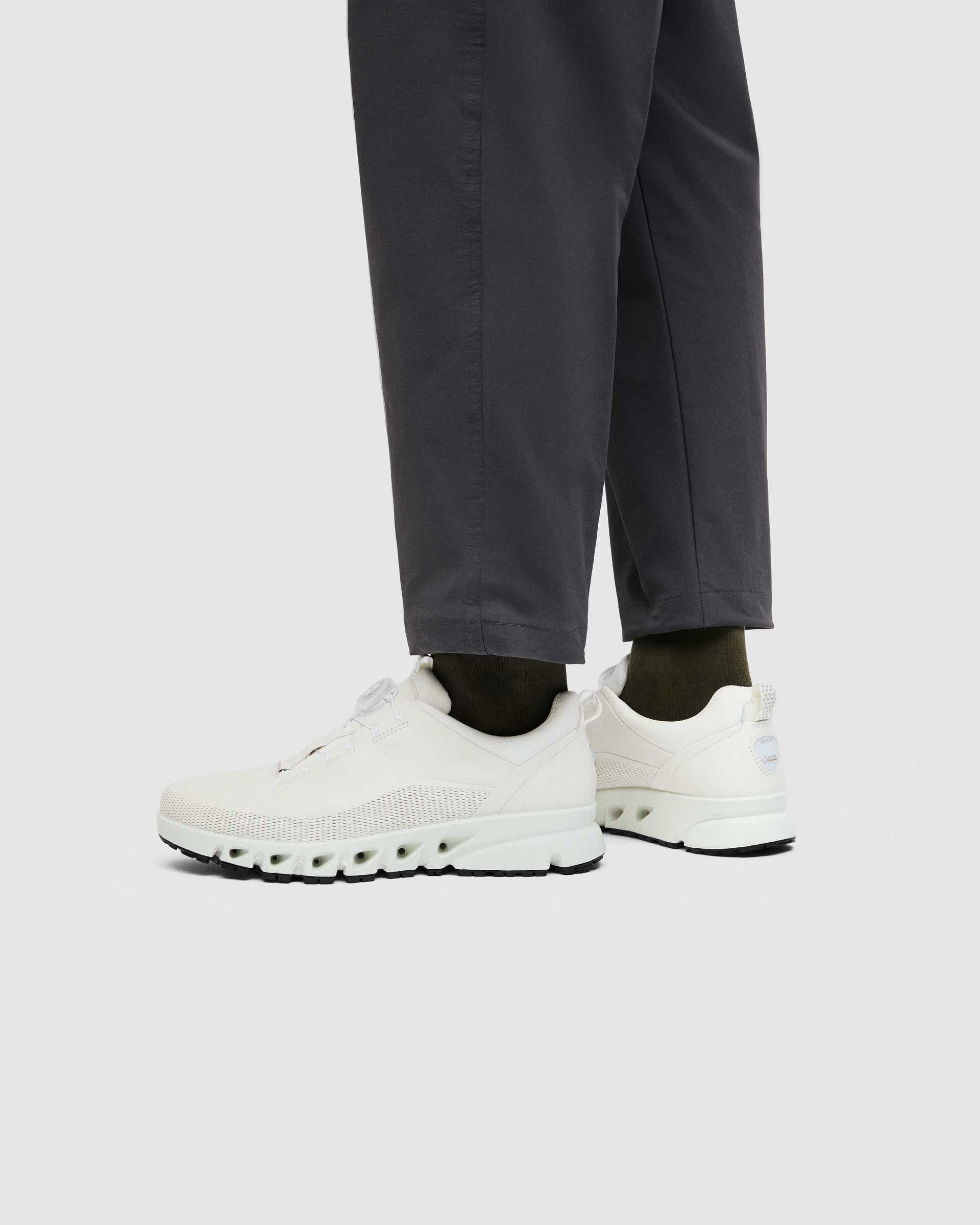 ECCO MULTI-VENT BOA MEN'S SNEAKER - White - Lifestyle image-1