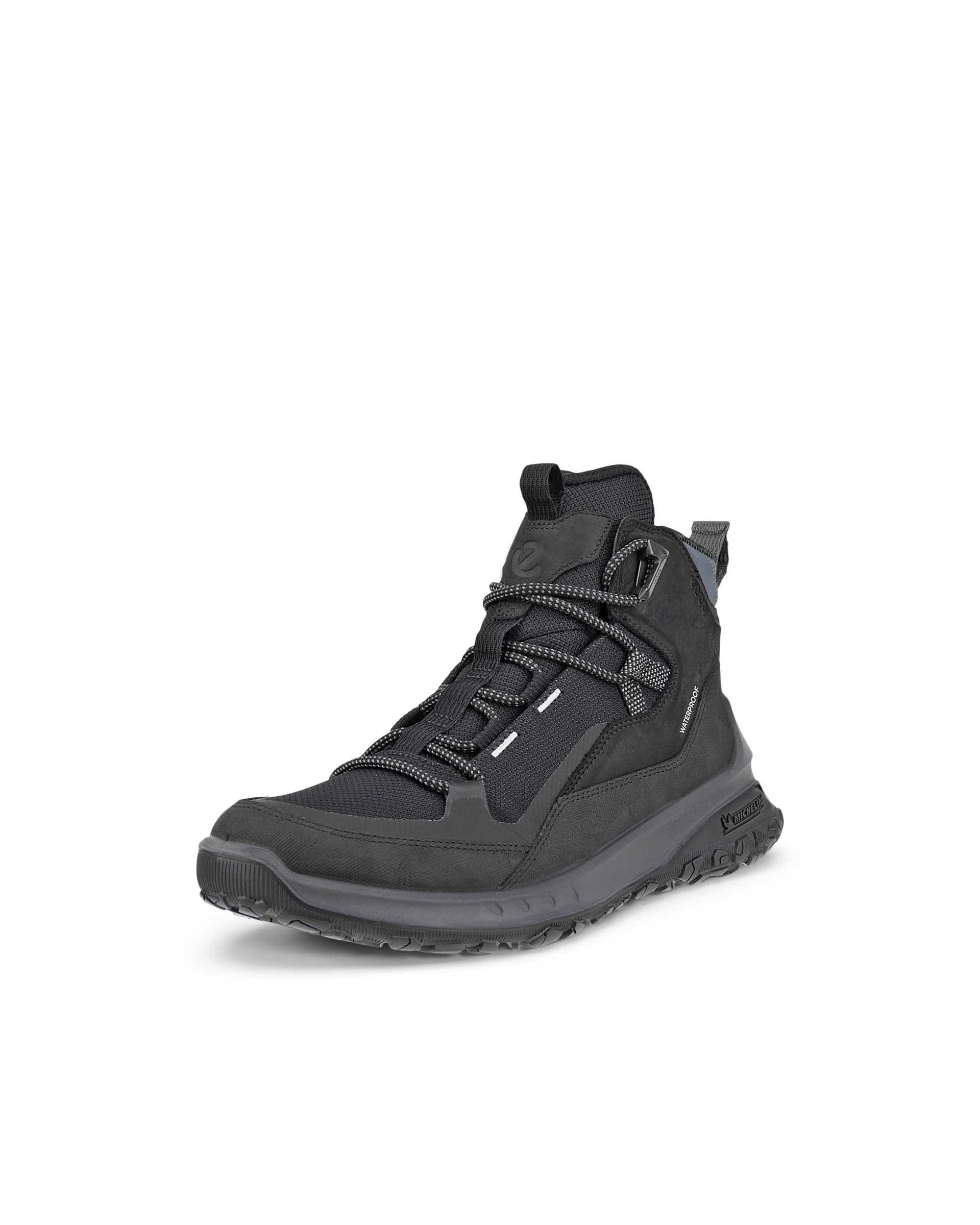 ECCO® ULT-TRN Mid Herren Wasserdichte Trekkingschuhe aus Nubukleder - Schwarz - Main