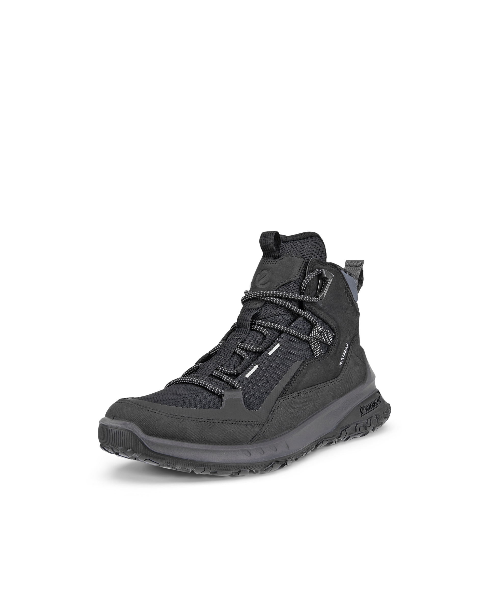 ECCO® ULT-TRN Mid chaussure de randonnée imperméable en nubuck pour homme - Noir - Main