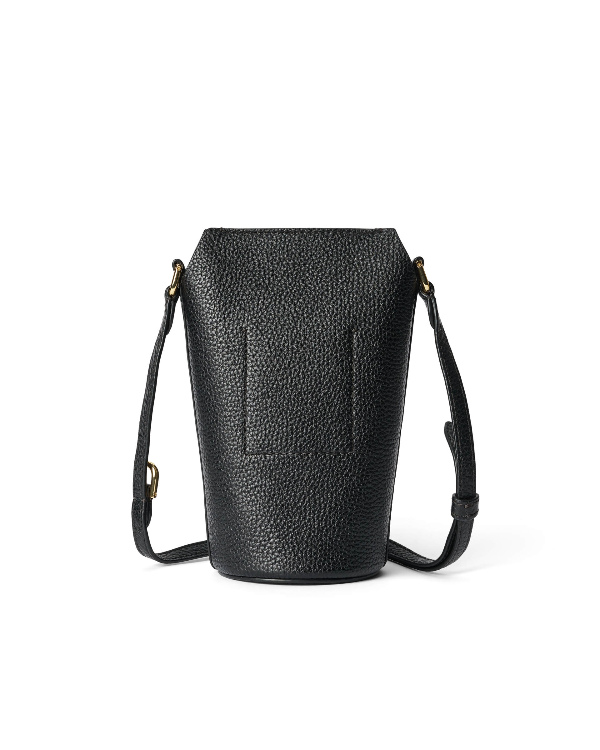 ECCOยฎ Pot Leather Crossbody Bag - Black - Back