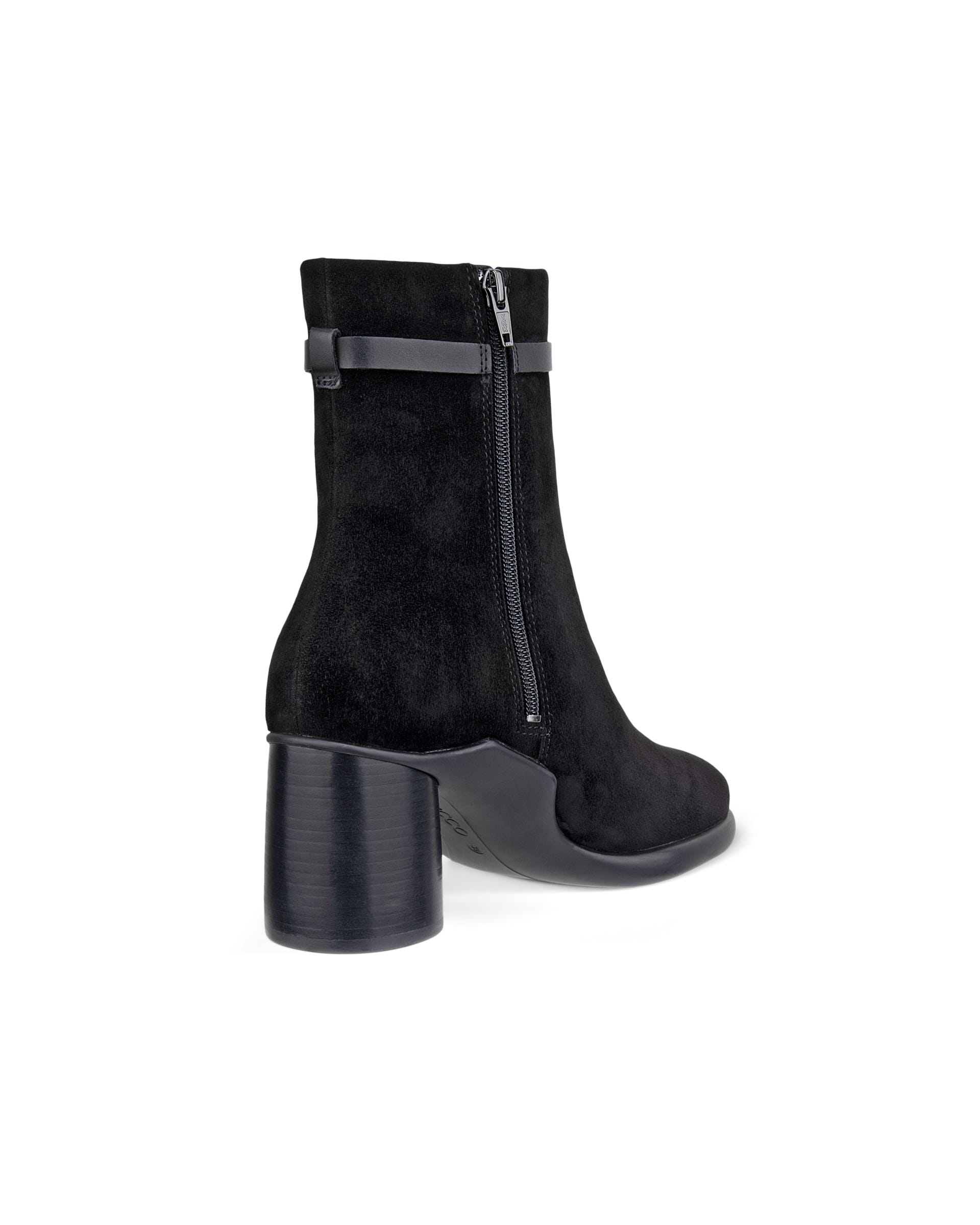 Women's ECCO® SCULPTED LX 55 Suede Ankle Boot - Black - Outside