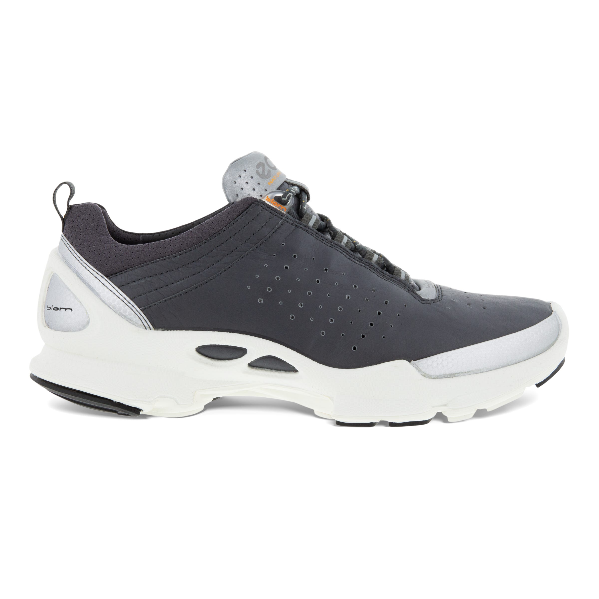 Men's ECCO® BIOM C Leather Sneaker - Grey - Outside