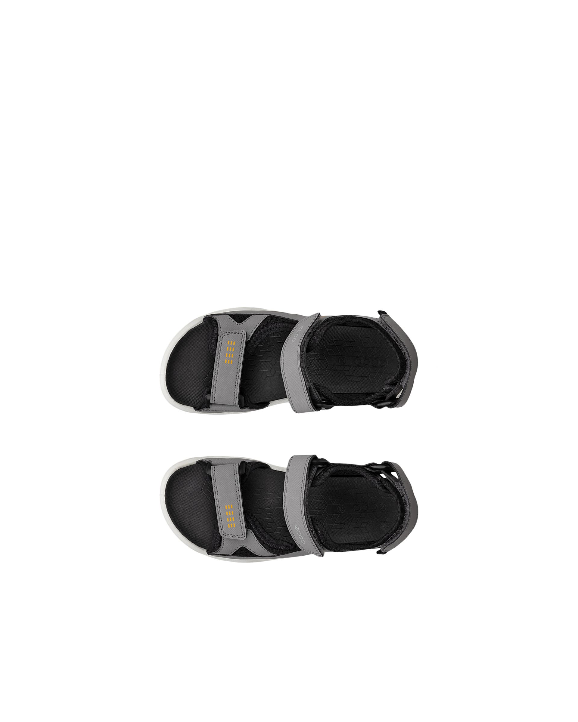 ECCO® BIOM Raft Kinder Sandale mit zwei Riemen - Grau - Top left pair