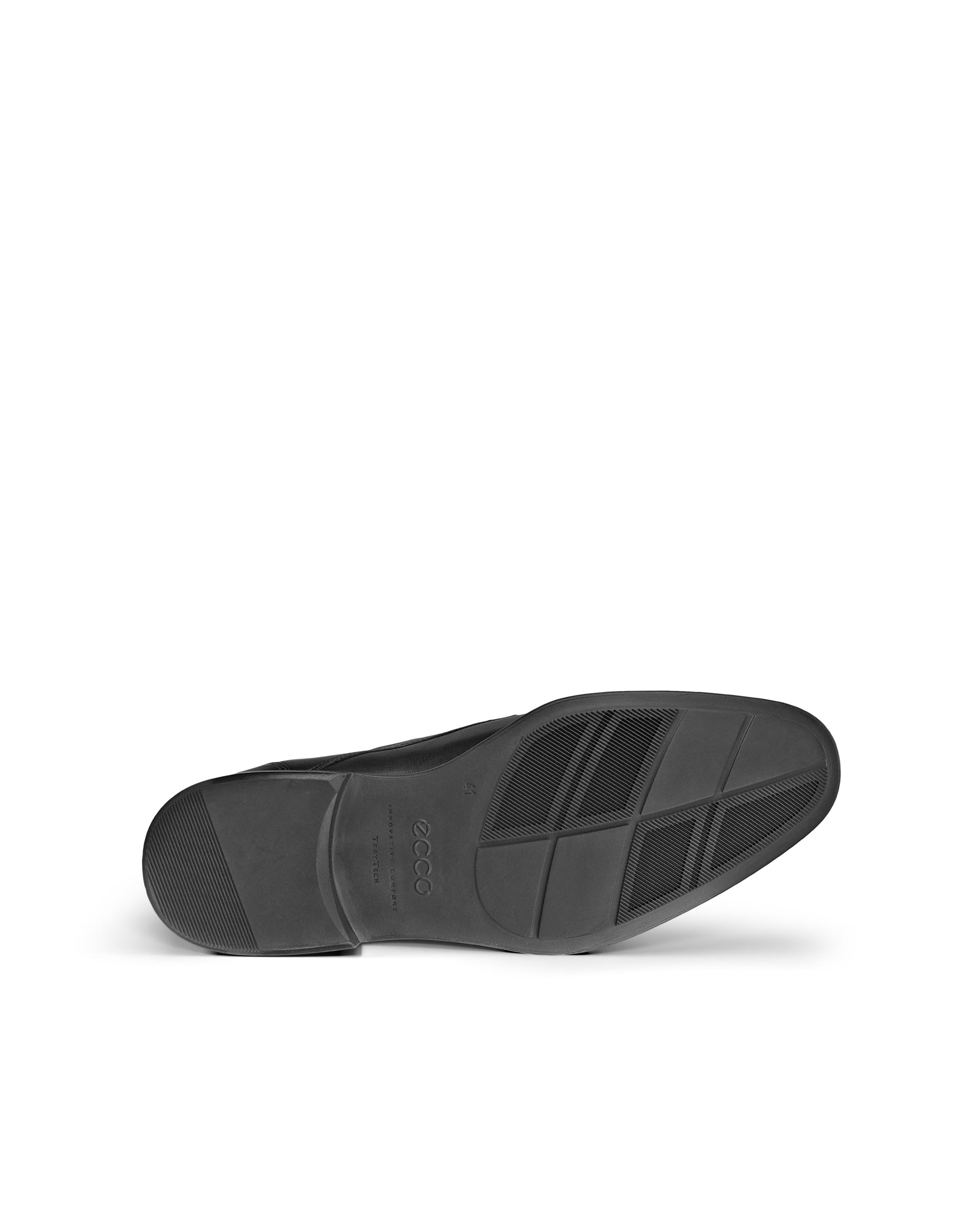 ECCO Citytray Plain メンズ レザーGore-Texダービーシューズ - ブラック - Sole