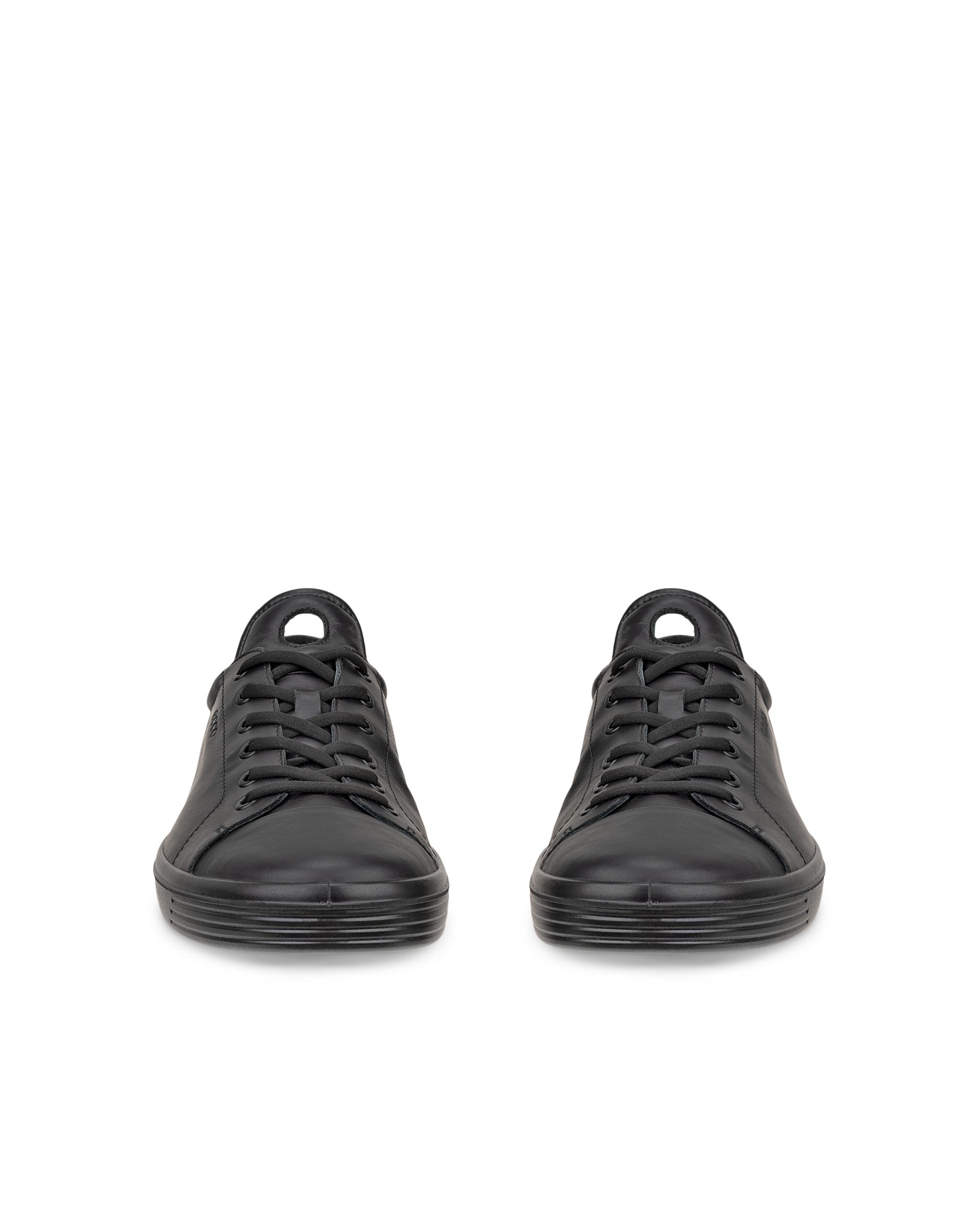 ECCO® SOFT CLASSIC Herren Ledersneaker - Schwarz - Front pair