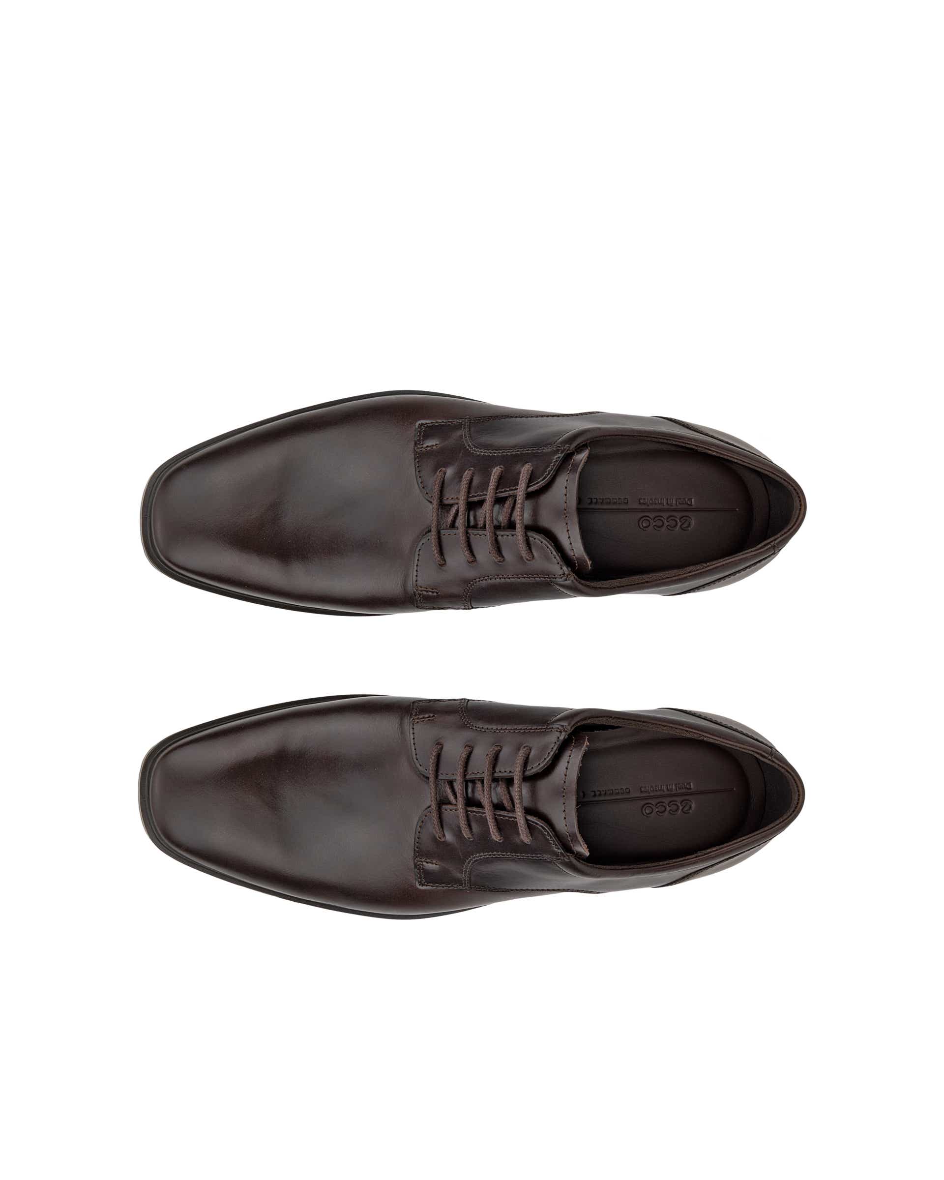 ECCO® Metropole Milan derbies cuir pour homme - Brun - Top left pair