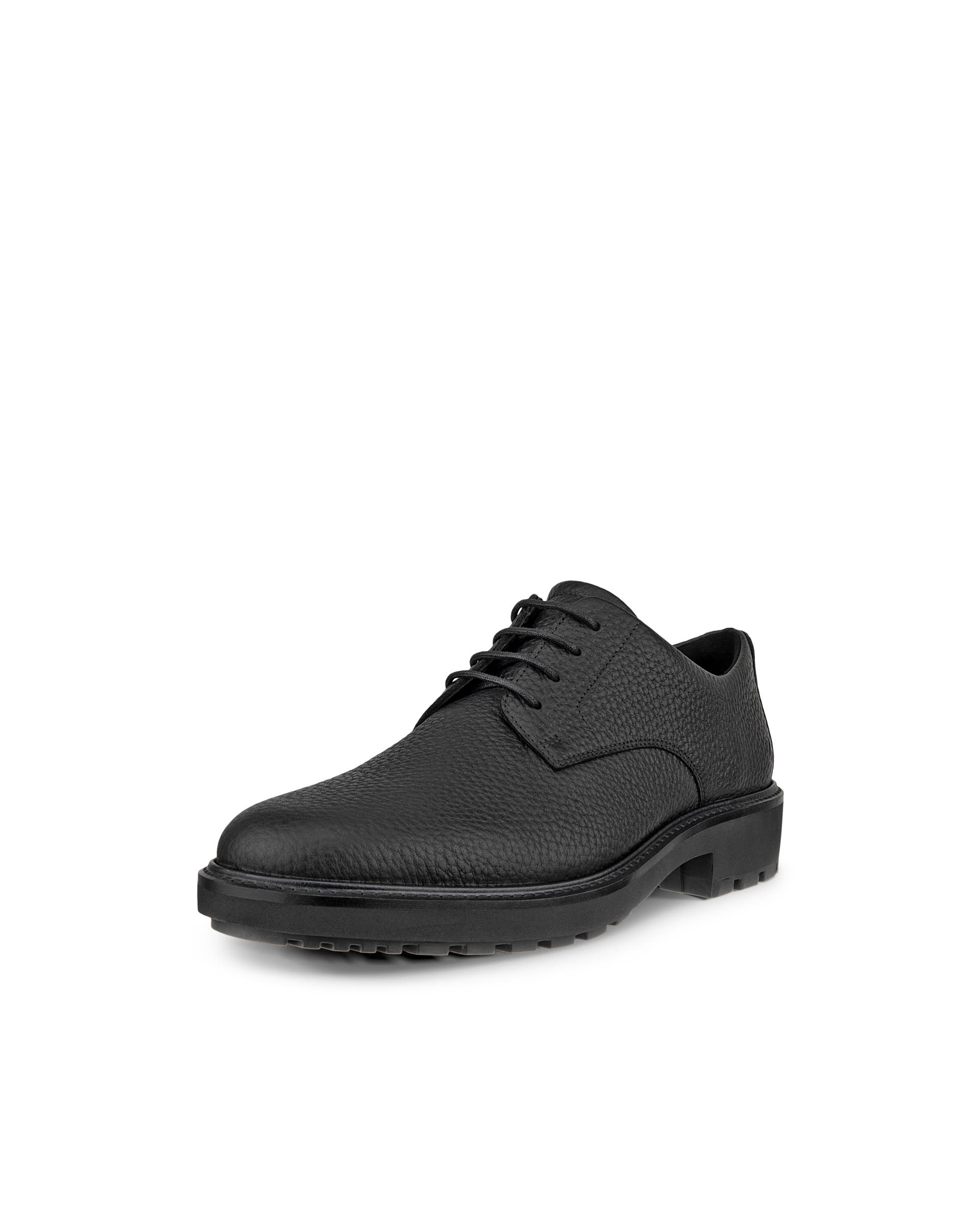 Men's ECCO® Metropole Oslo Leather Derby Shoe - Black - Main