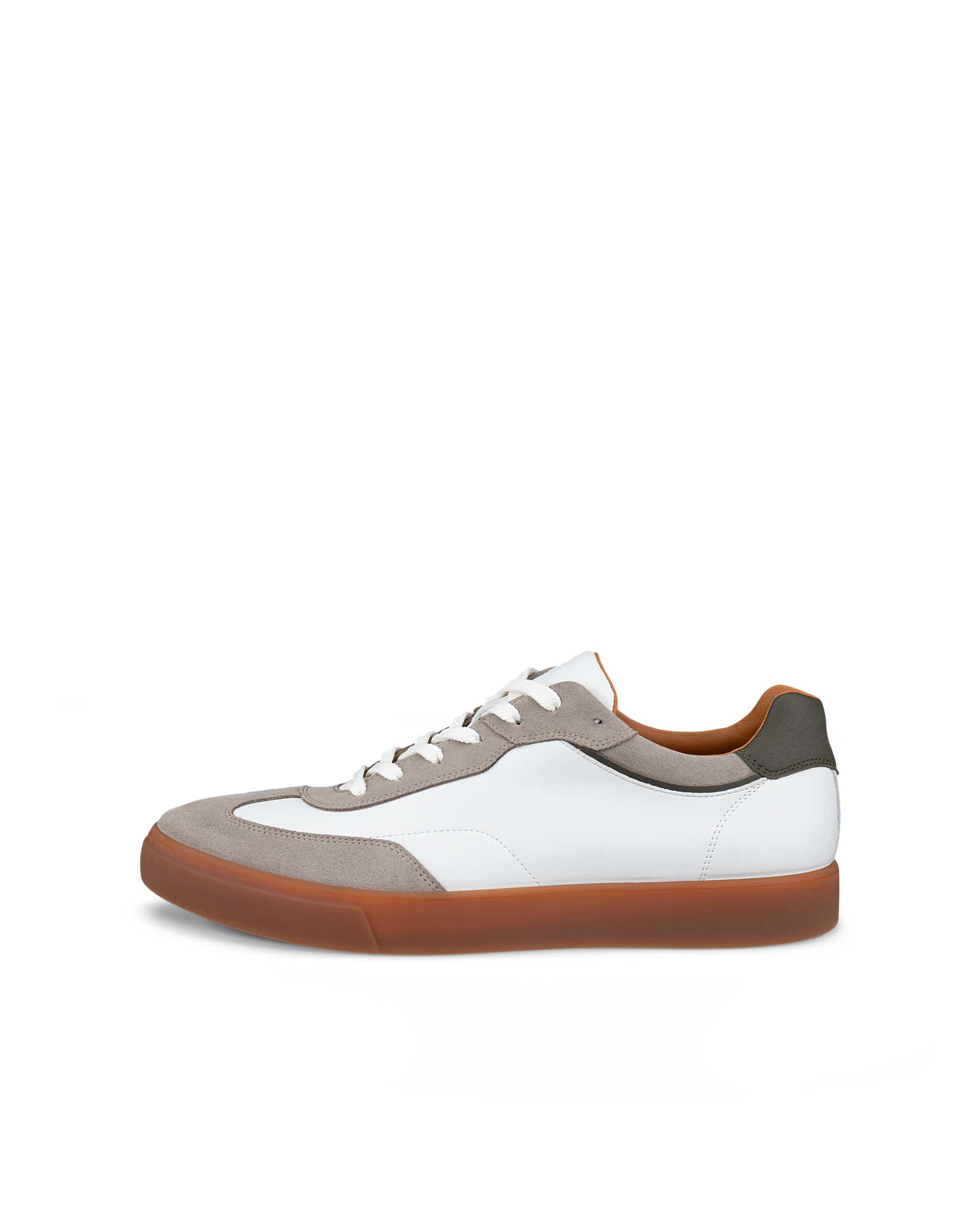 ECCO® SOFT 10 sneakers i læder til herrer - Hvid - Outside