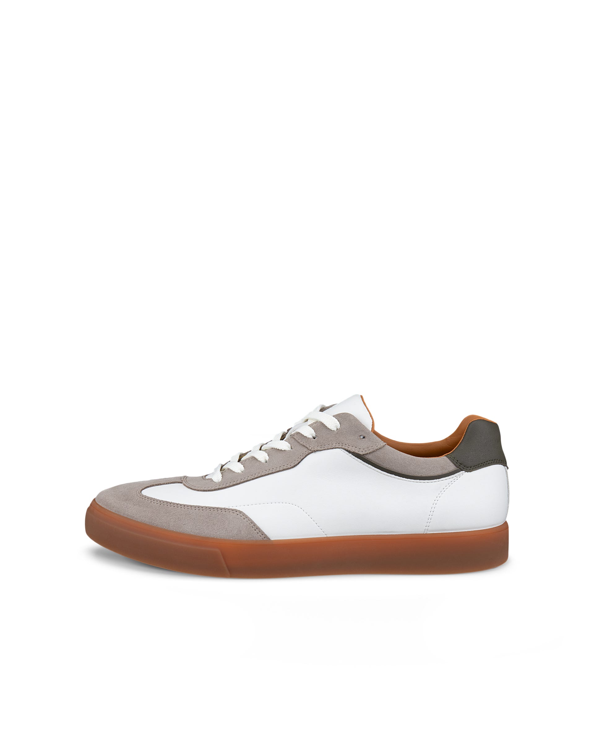 ECCO® SOFT 10 sneakers i læder til herrer - Hvid - Outside