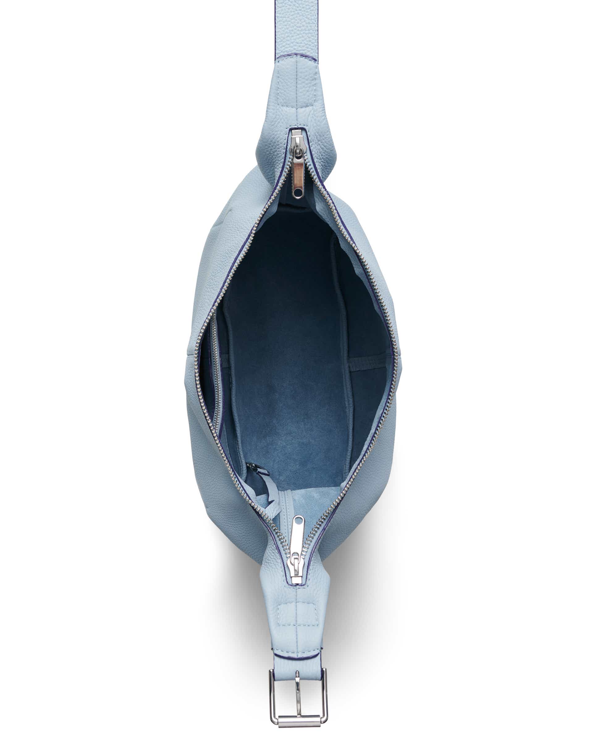 ECCO Hobo Soft Pebbled レザーホーボーバッグ - ブルー - Birdeye