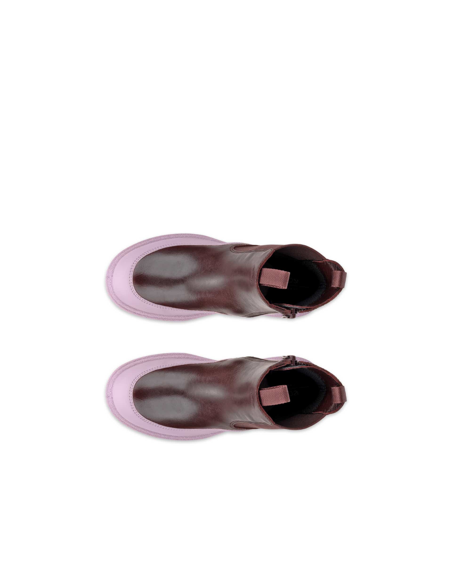 Kids' ECCO® Grainer Leather Chelsea Boot - Multicolour - Top left pair