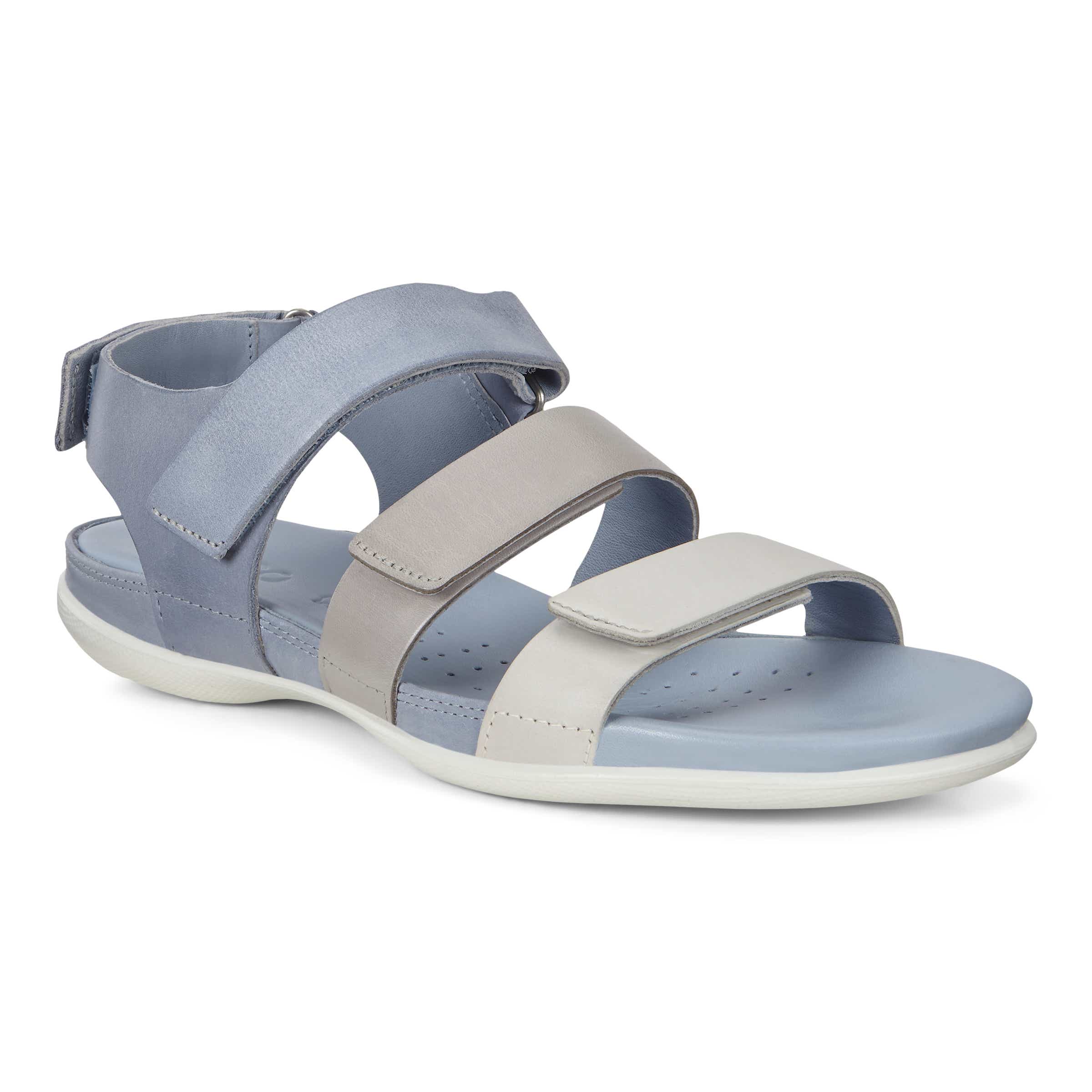 ECCO Flash Adjustable Strap Sandal - Blue - Main